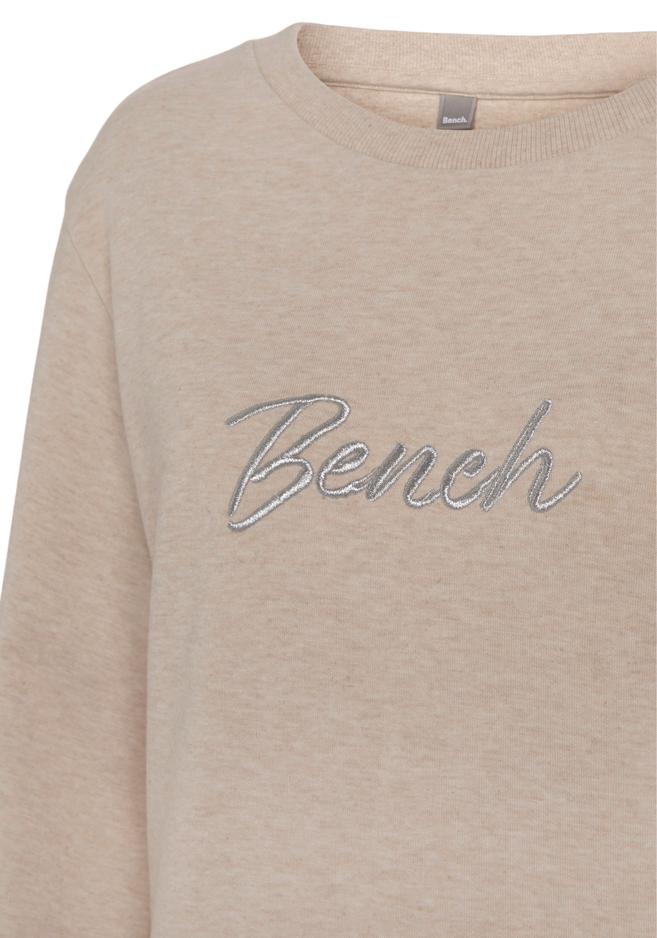 Bench. Loungewear Sweatshirt »-Loungeshirt«, mit glänzender Logostickerei,  Loungewear, Loungeanzug online kaufen bei Jelmoli-Versand Schweiz