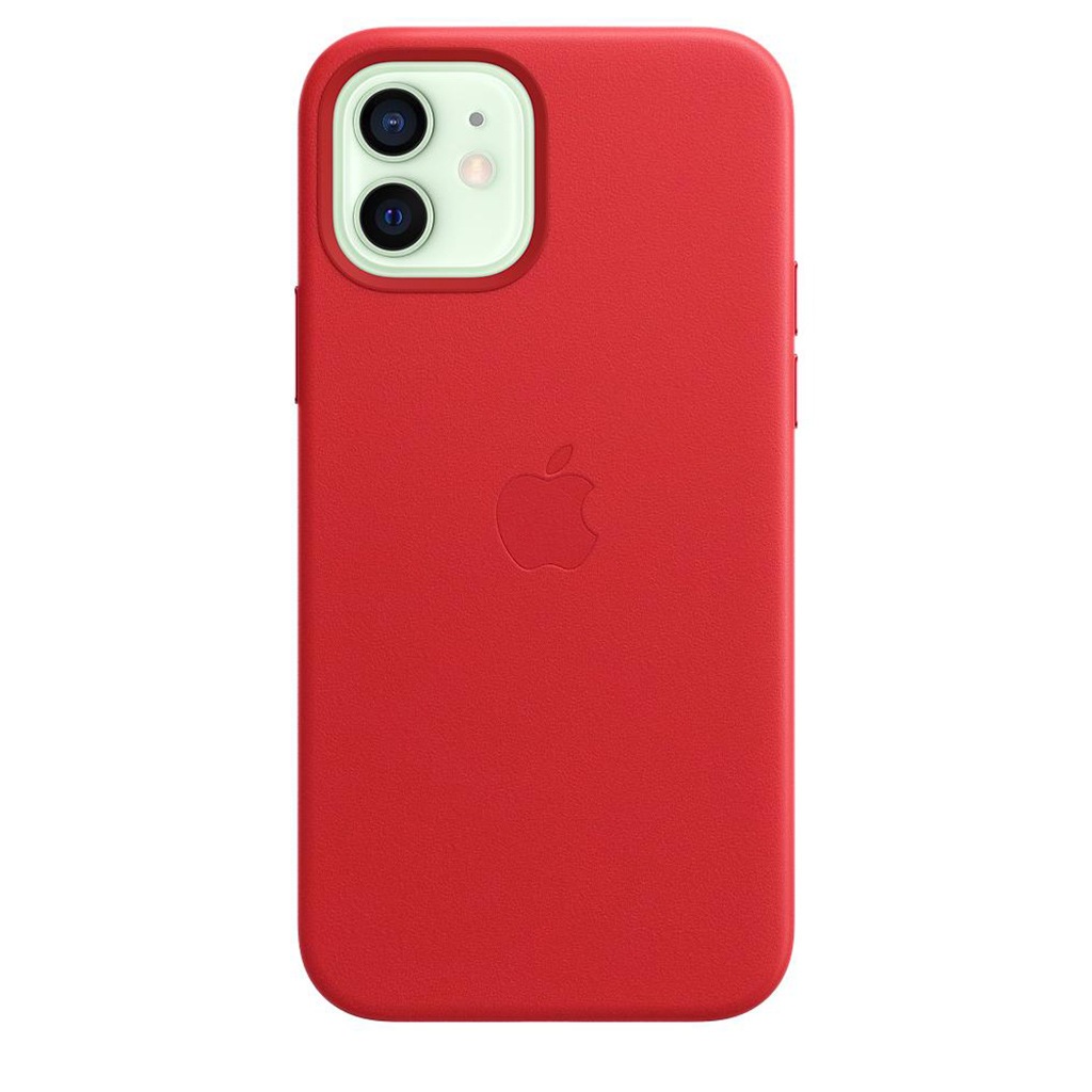 Apple Smartphone-Hülle »Apple iPhone 12/12 Pro Leder Case Mag RED«, iPhone 12-iPhone 12 Pro, 15,5 cm (6,1 Zoll), MHKD3ZM/A