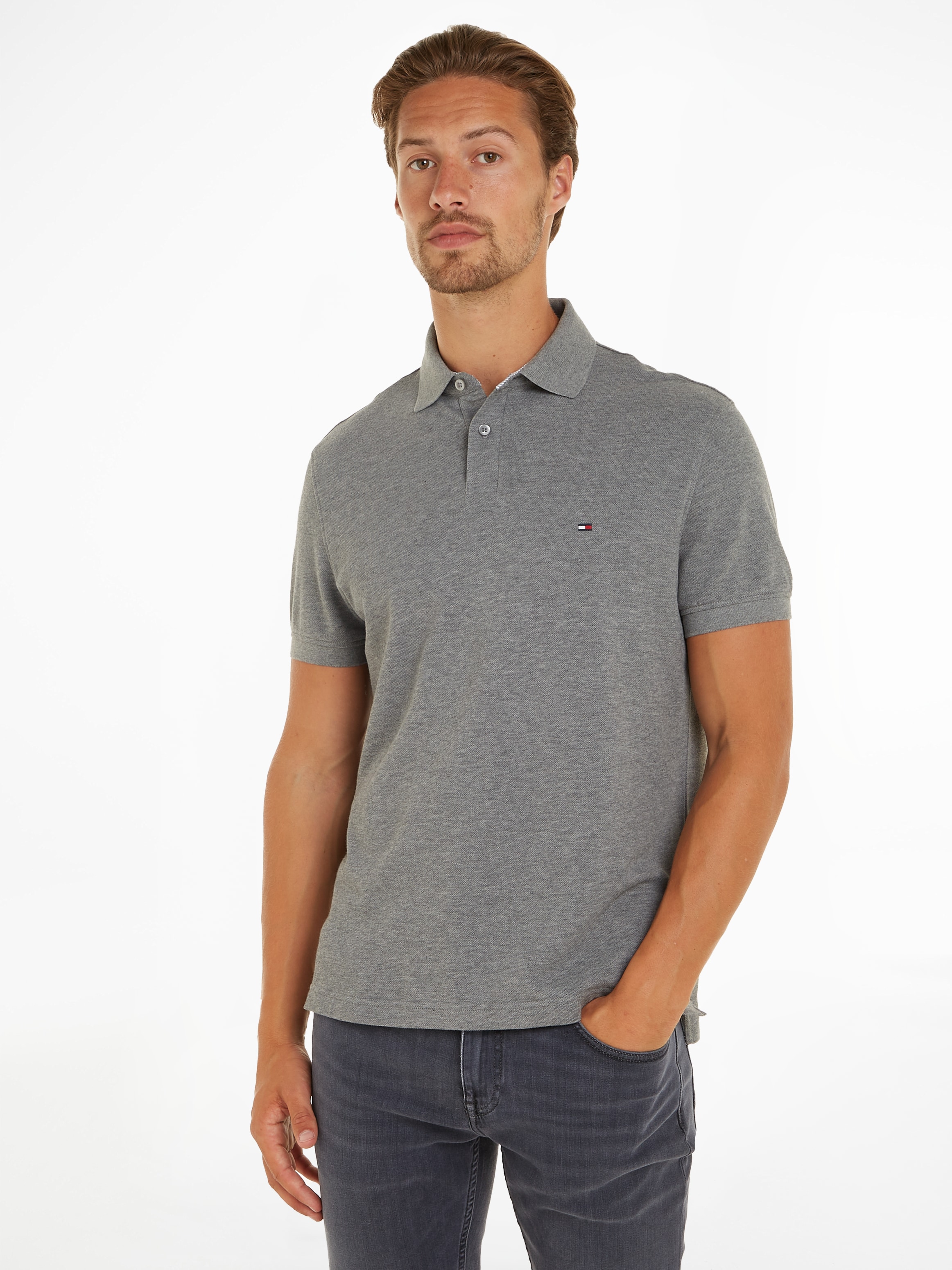 Tommy Hilfiger Poloshirt »1985 REGULAR POLO«, mit Tommy Hilfiger Kontraststreifen innen am Kragen