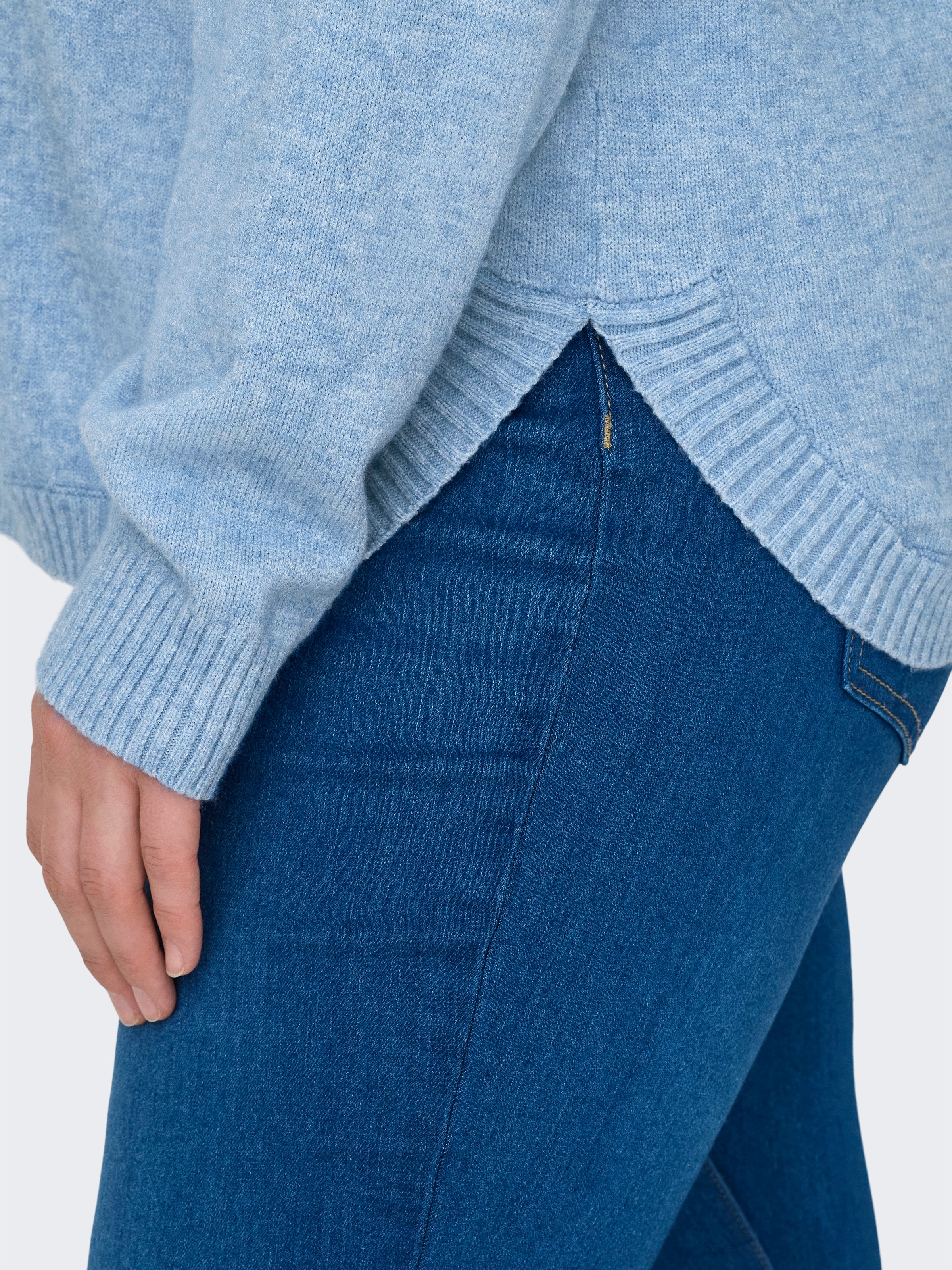 ONLY CARMAKOMA V-Ausschnitt-Pullover »CARMARGARETA LS PULLOVER KNT NOOS«