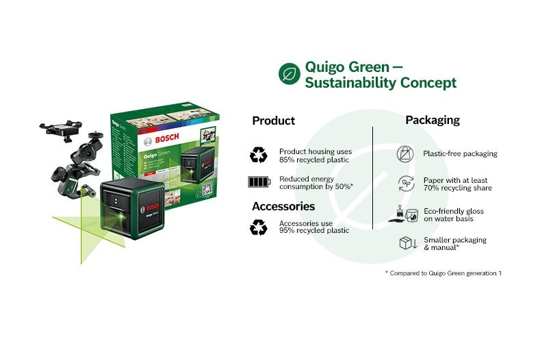 BOSCH Kreuzlinienlaser »Quigo Green«