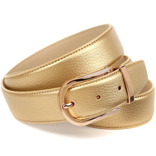 in Jelmoli-Versand online Anthoni Schweiz kaufen goldfarben Crown Ledergürtel, bei
