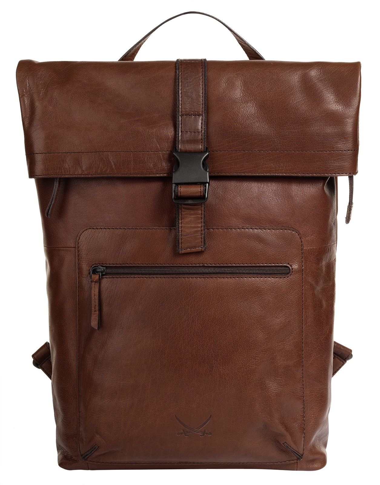 Laptoprucksack, echt Leder