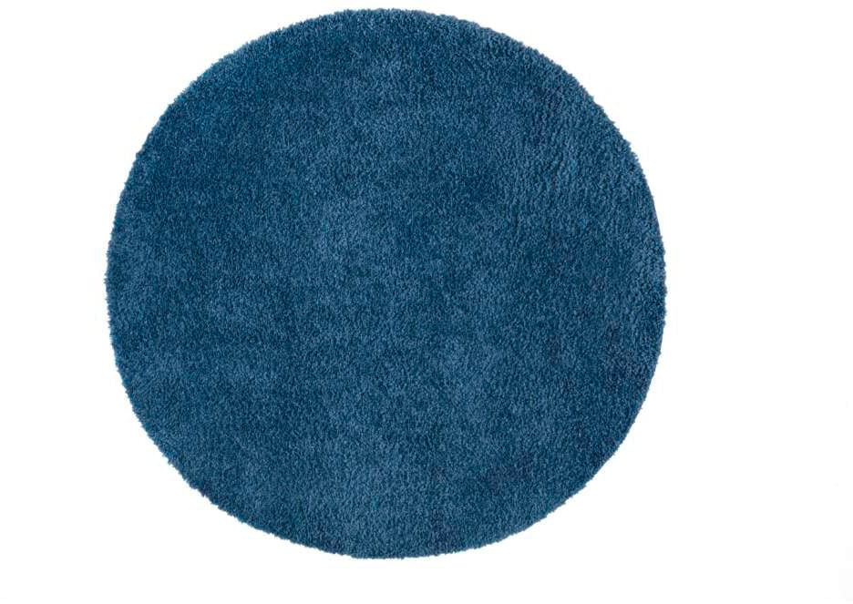 Carpet City Hochflor-Teppich »City Shaggy«, rund, 30 mm Höhe, Teppich Langflor, Uni, Shaggy, flauschig-weich