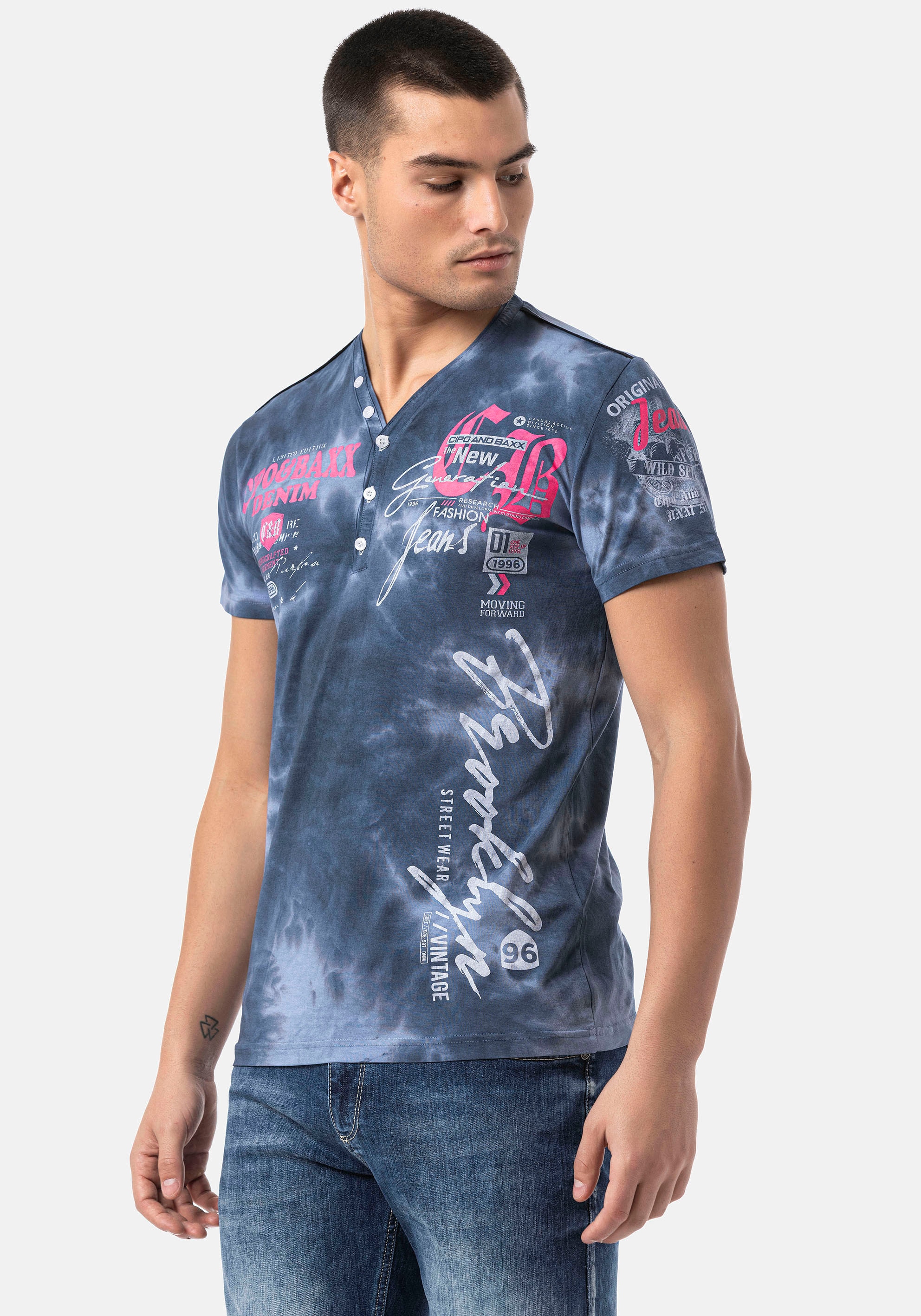 Cipo & Baxx Kurzarmshirt