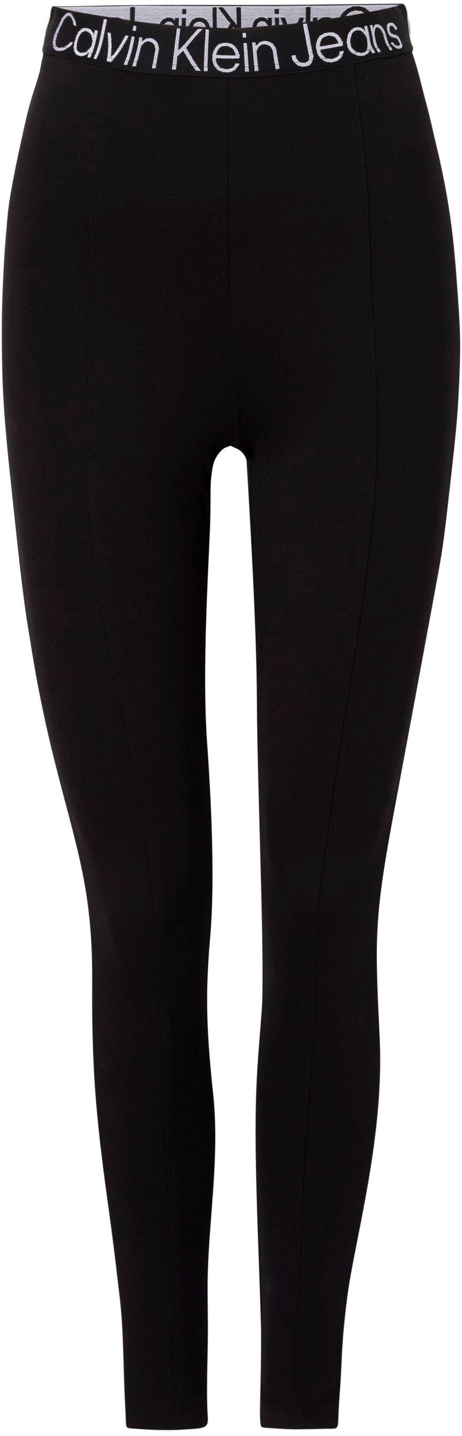 Calvin Klein Jeans Leggings »HIGH RISE MILANO LEGGINGS«, mit Logoschriftzug  am Bund online bestellen | Jelmoli-Versand | Stretchhosen