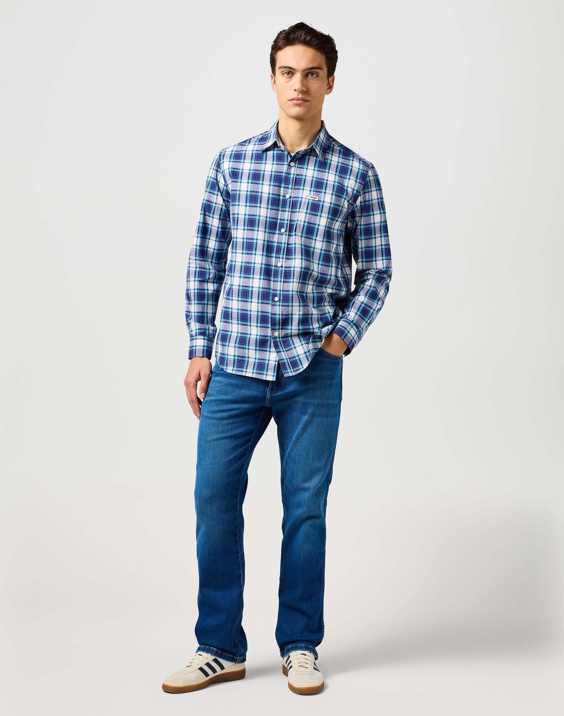 Wrangler Langarmhemd »Wrangler Langarmhemd 1 Pkt Shirt«
