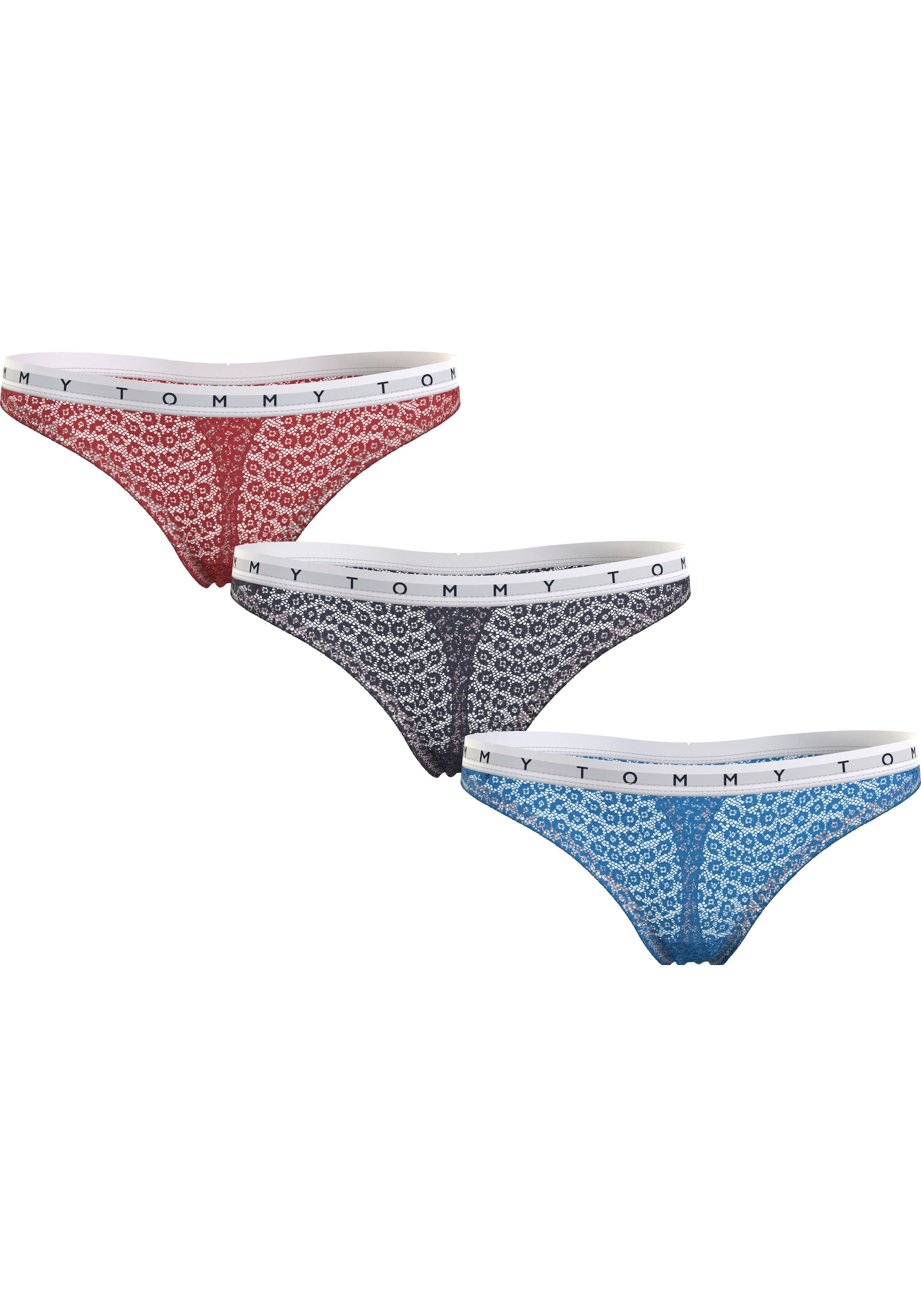 Tommy Hilfiger Underwear Slip »3 PACK THONG«, (Packung, 3 St., 3er-Pack), mit  Tommy Hilfiger Markenlabel online shoppen bei Jelmoli-Versand Schweiz