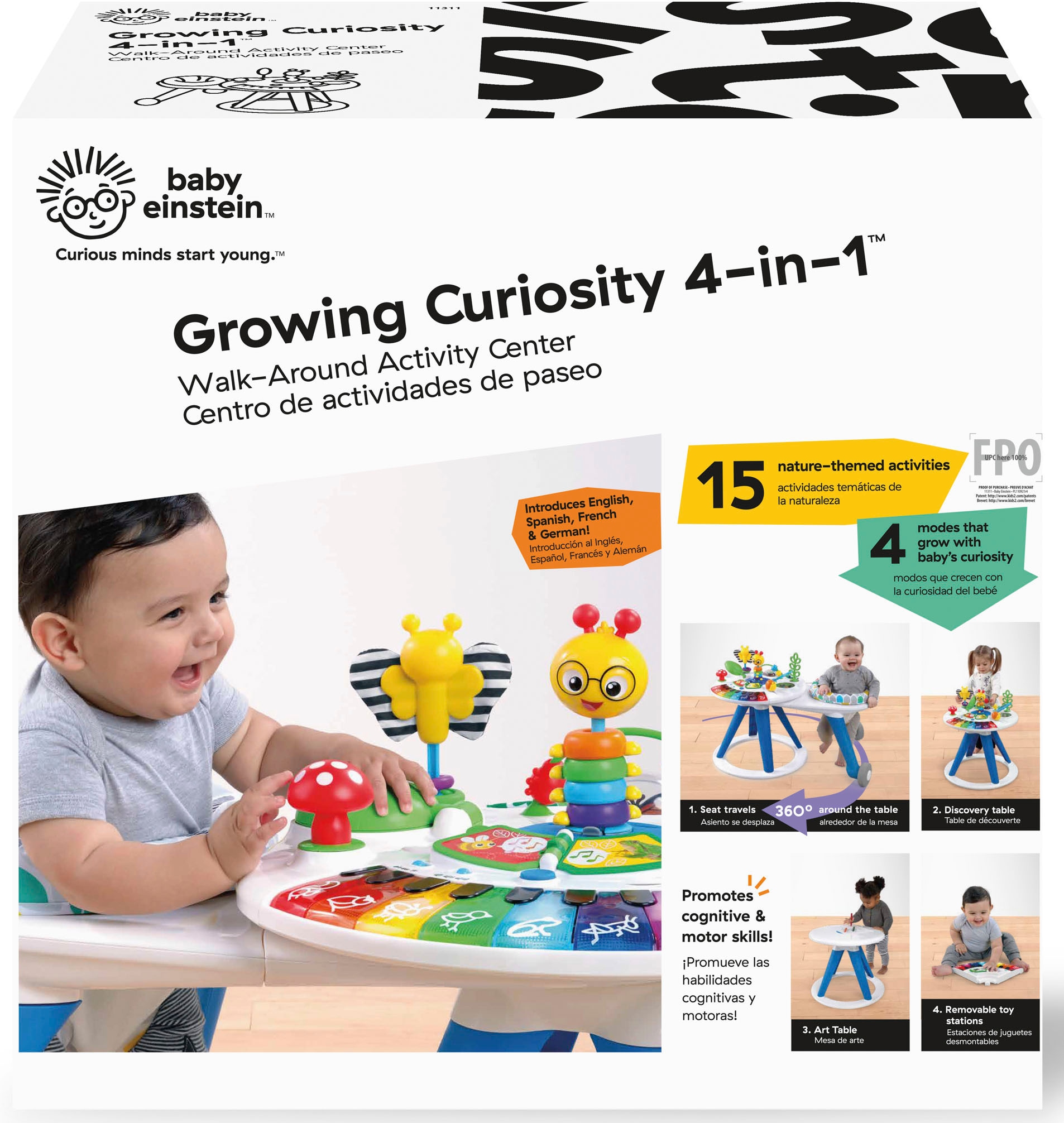 Baby Einstein Spielcenter »Around We Grow«, mit abnehmbarem Sitz; mit Sound