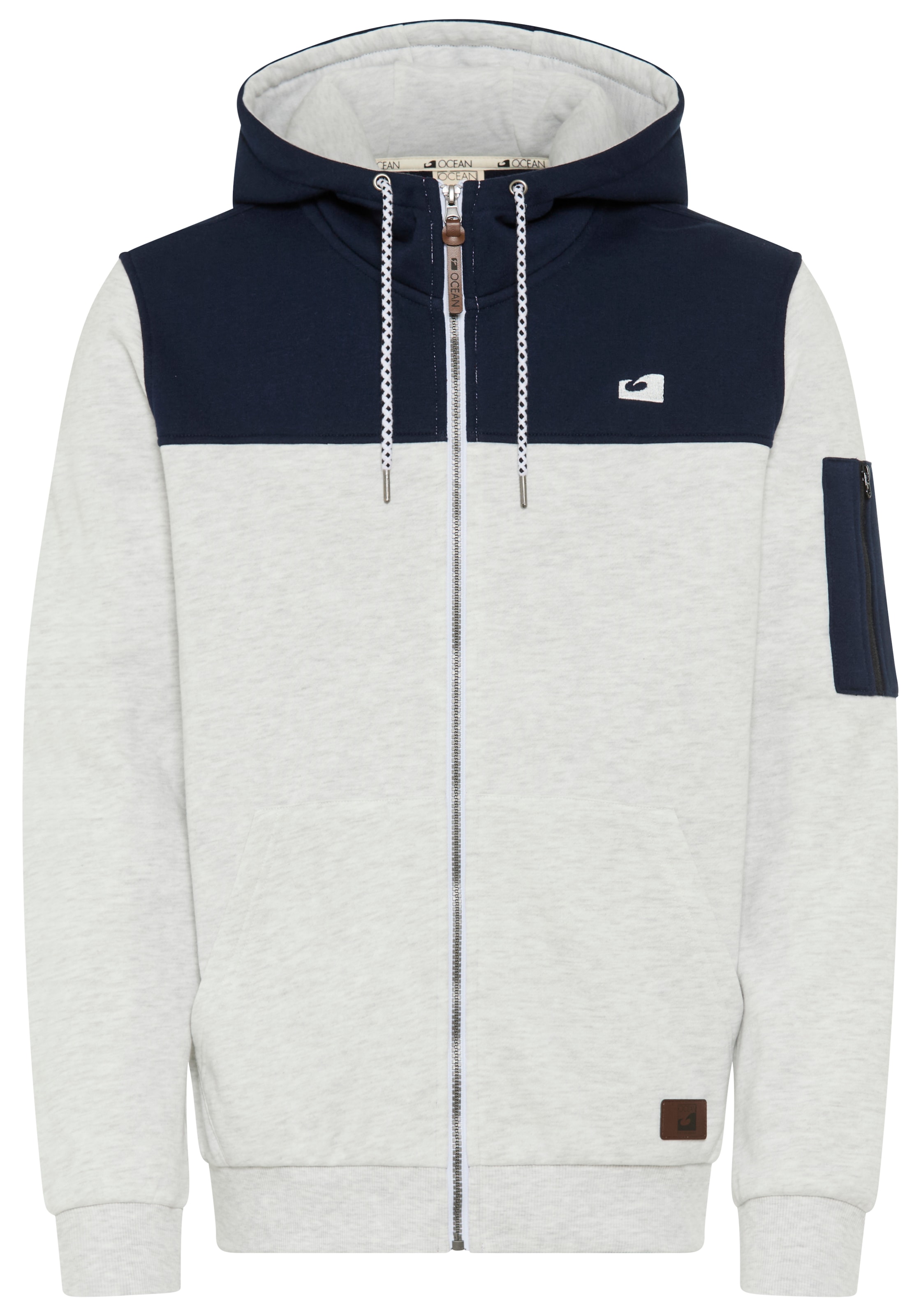 Ocean Sportswear Sweatjacke, Innen weich angeraut
