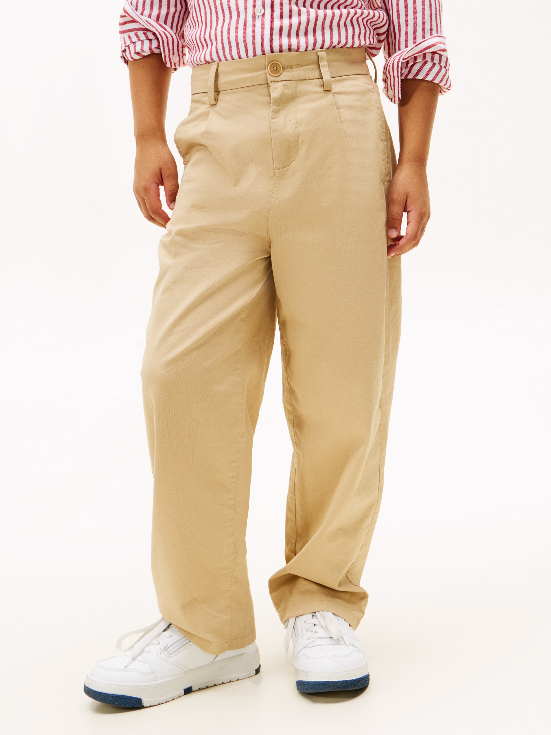 Tommy Hilfiger Chinohose »PLEATED CHINO PANT« für Kinder bis 16 Jahre, mit Bundfalten