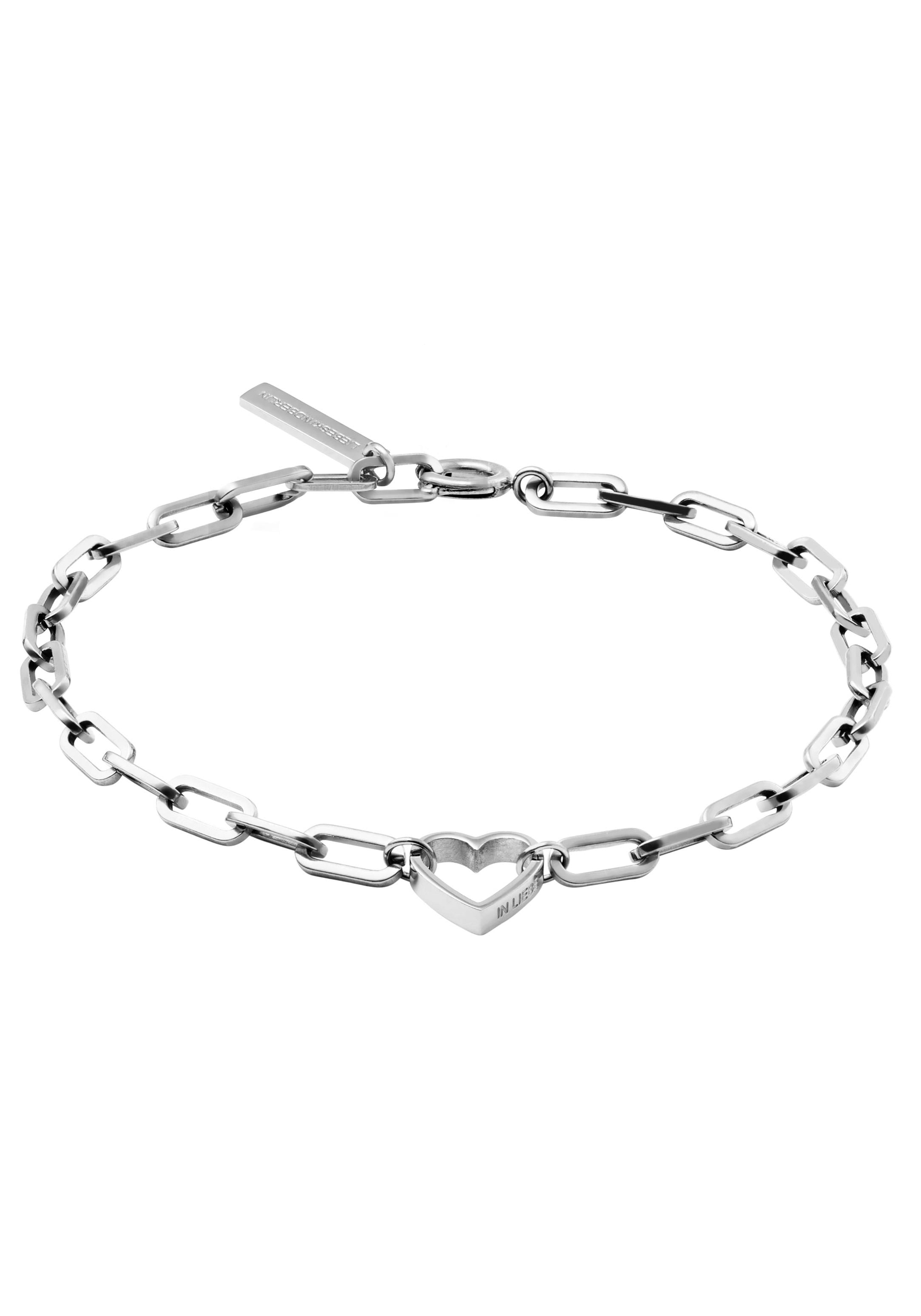 Liebeskind Berlin Armband »Schmuck Geschenk Edelstahl Armkette Herz, LJ-0343-B-20, LJ-0344-B-20«