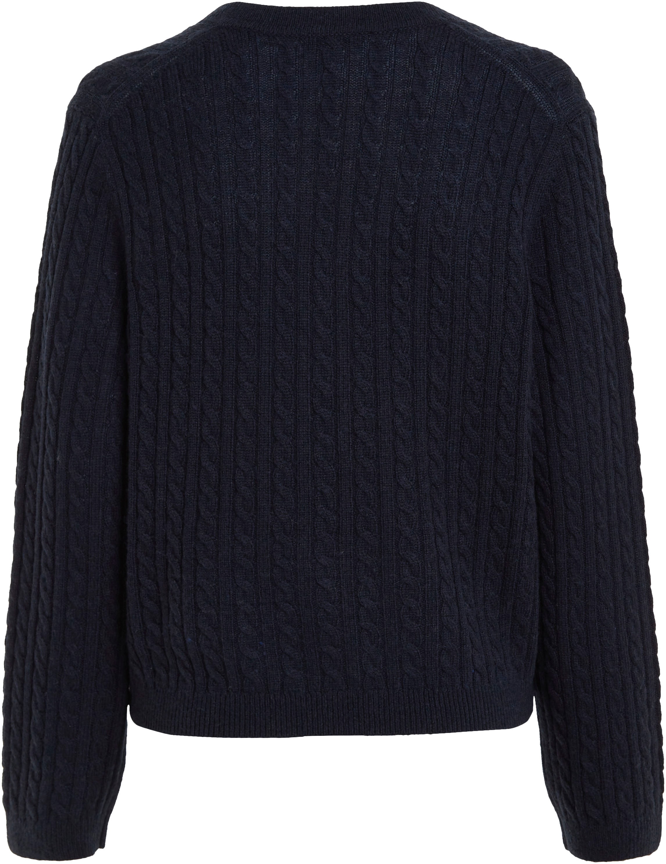 Tommy Hilfiger Strickpullover, aus weicher Wolle, langlebig, atmungsaktiv &zeitlos, Premium