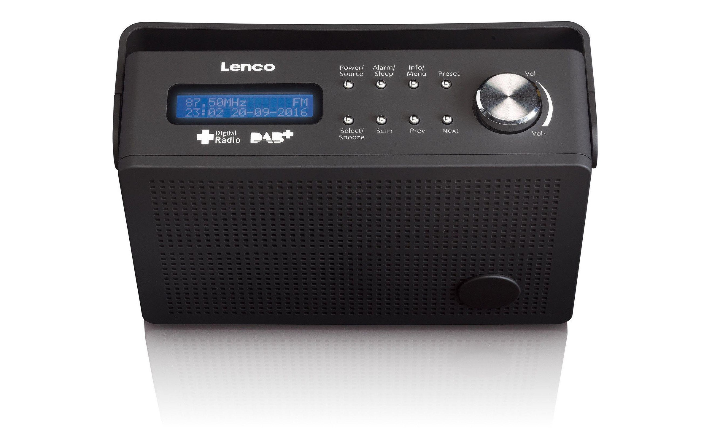Lenco Digitalradio (DAB+) »PDR-030 Schwarz«, (CD Digitalradio (DAB+)-FM-Tuner)