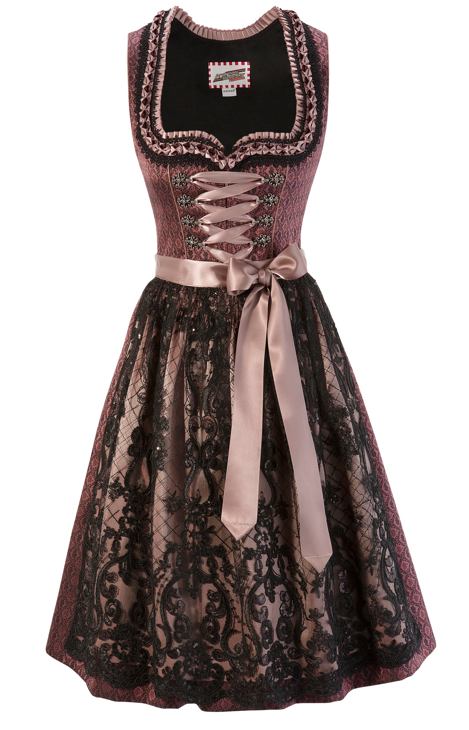 Image of Ackermann - Andreas Gabalier Kollektion Dirndl, (2 tlg.), Damen, midi mit Doppelschürze einkaufen bei Ackermann Versand Schweiz