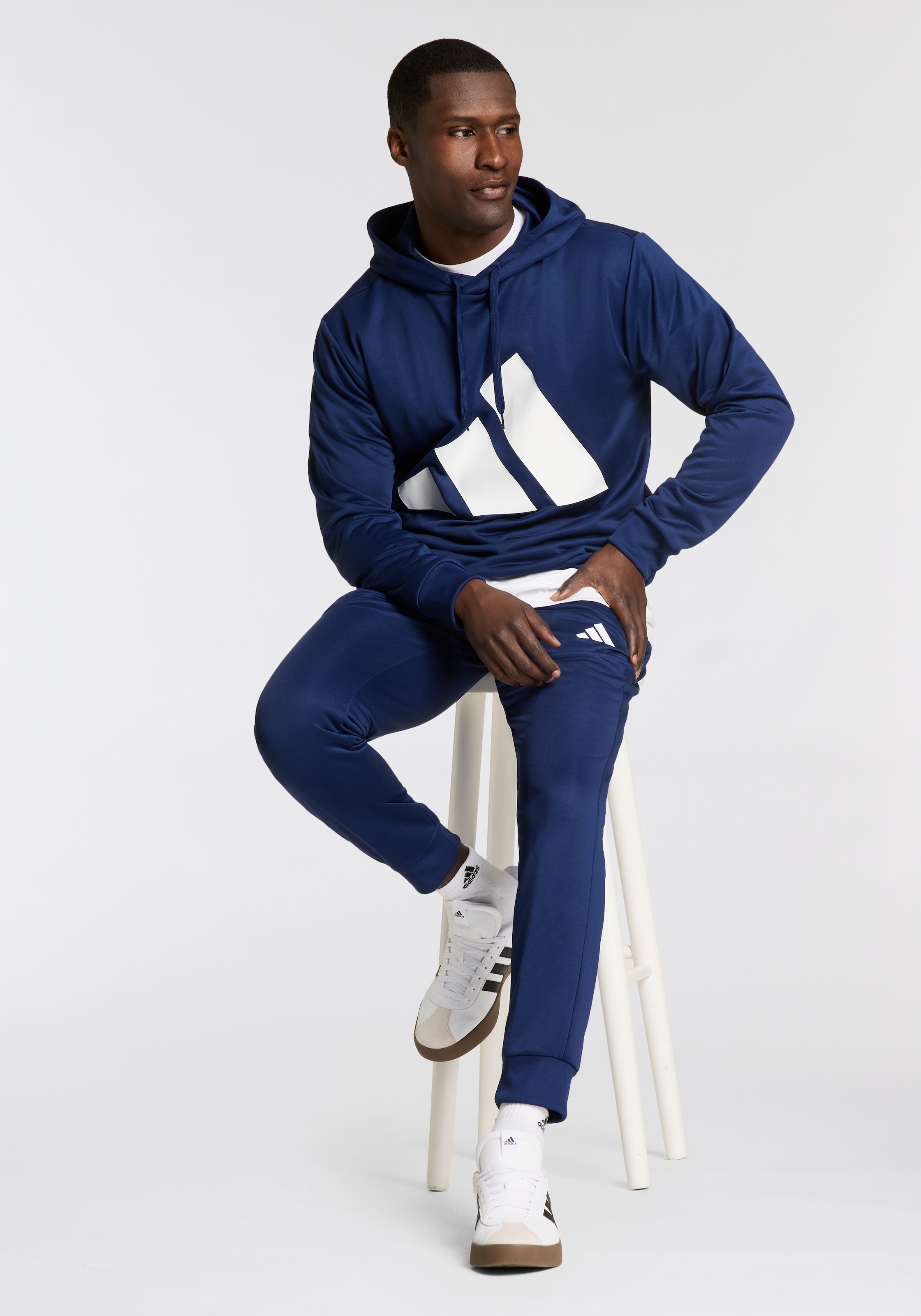 adidas Sportswear Trainingsanzug »M BL FT HD TS«, (2 tlg.), aus weichem French-Terry-Material, Hoodie