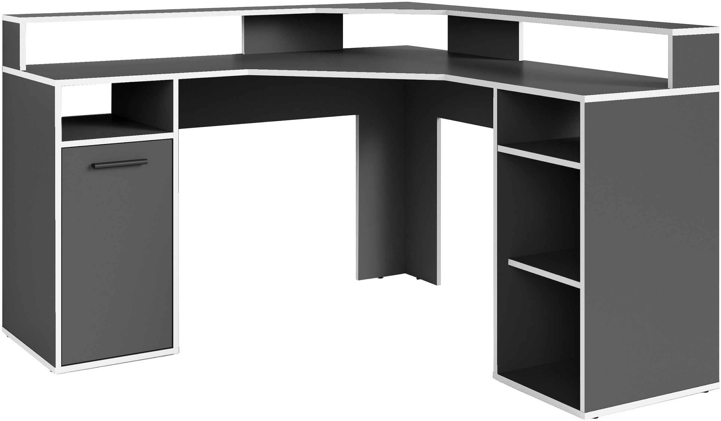 byLIVING Gamingtisch »Fox«, Breite 139 cm, moderner Eck-Schreibtisch