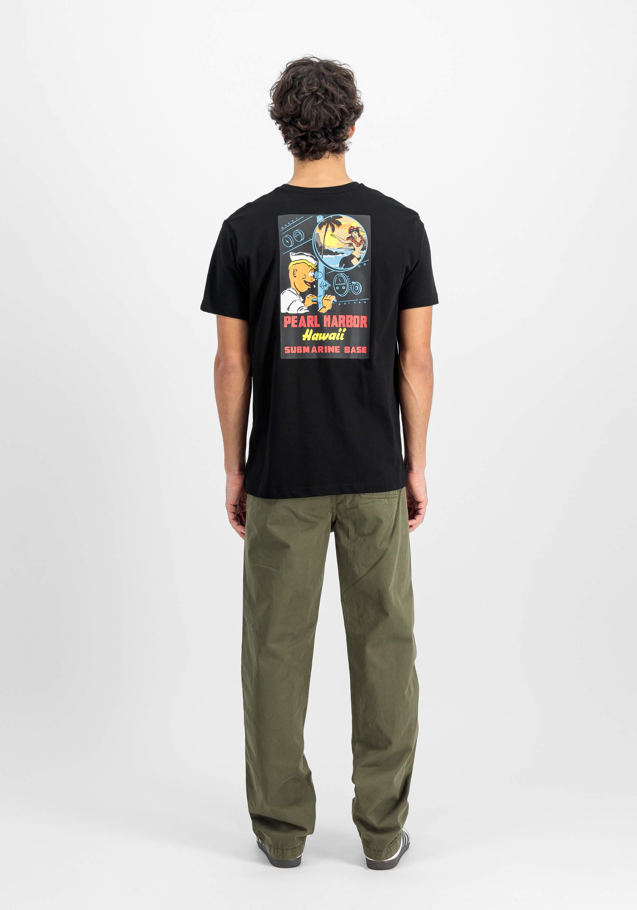 Alpha Industries T-Shirt »Alpha Industries Men - T-Shirts Pearl Harbor Backprint T-Shirt«
