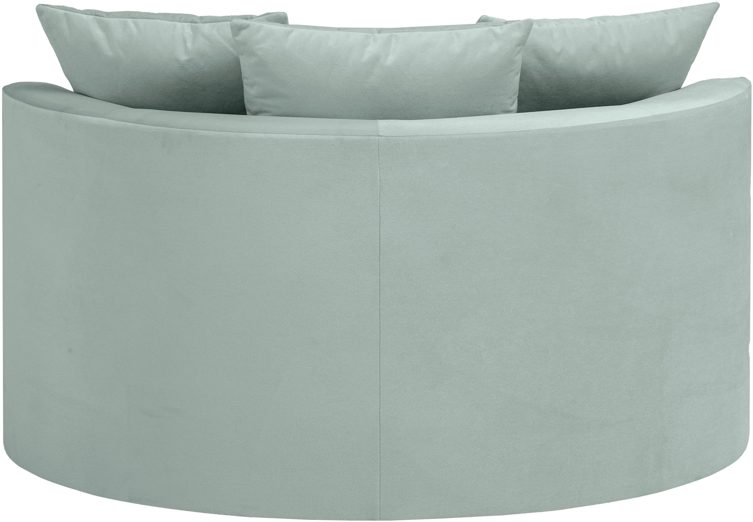 LeGer Home by Lena Gercke XXL-Sessel »ISALIE, Rundsessel mit Hocker, Lesesessel, Loveseat, Big-Sessel«, (Set), trendige Stoffe, 3 Zierkissen, grosse Sitzfläche, Cord, Samt, Bouclé