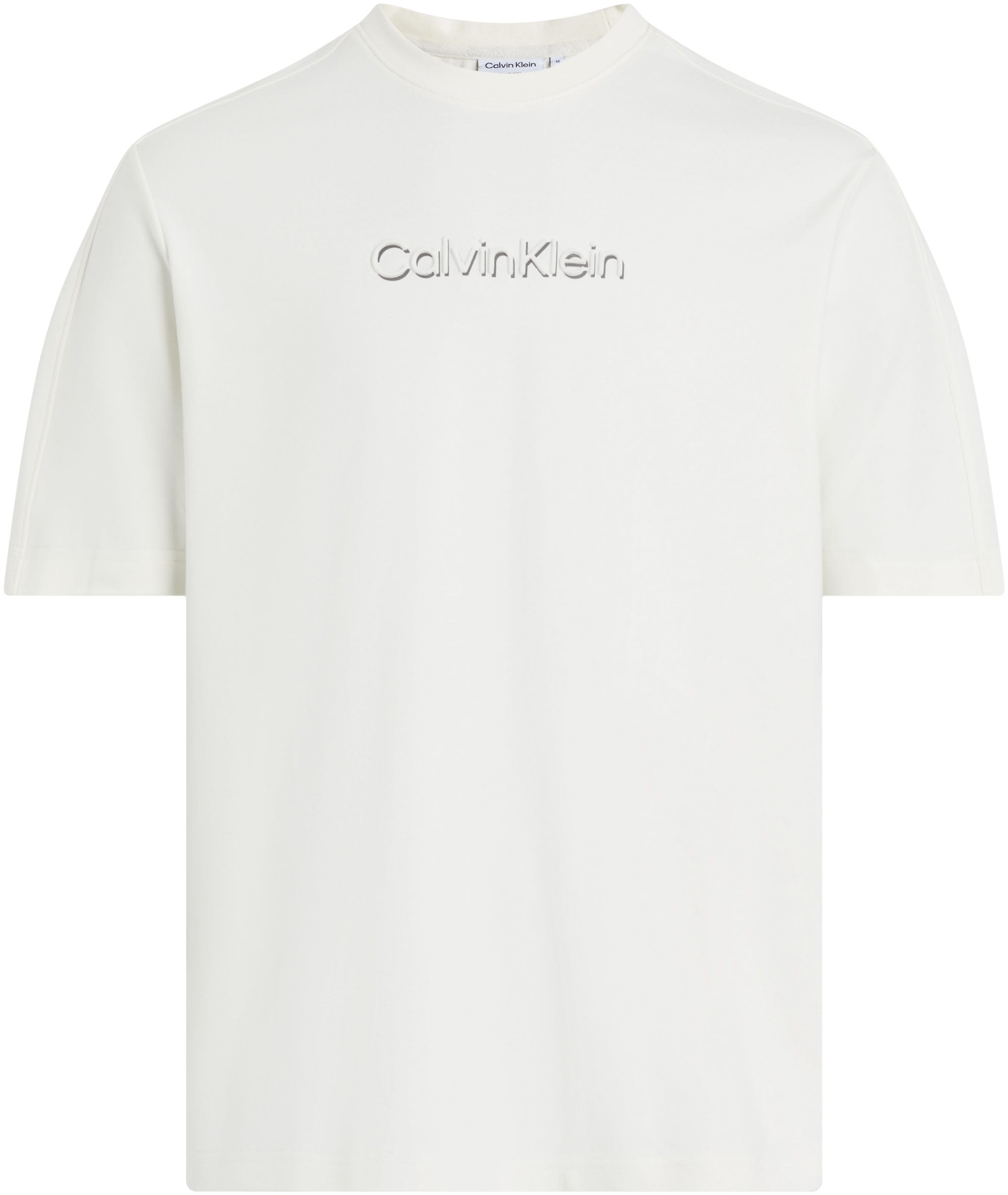 Calvin Klein T-Shirt »SHADOW EMBOSSED LOGO T-SHIRT«, mit Logoschriftzug