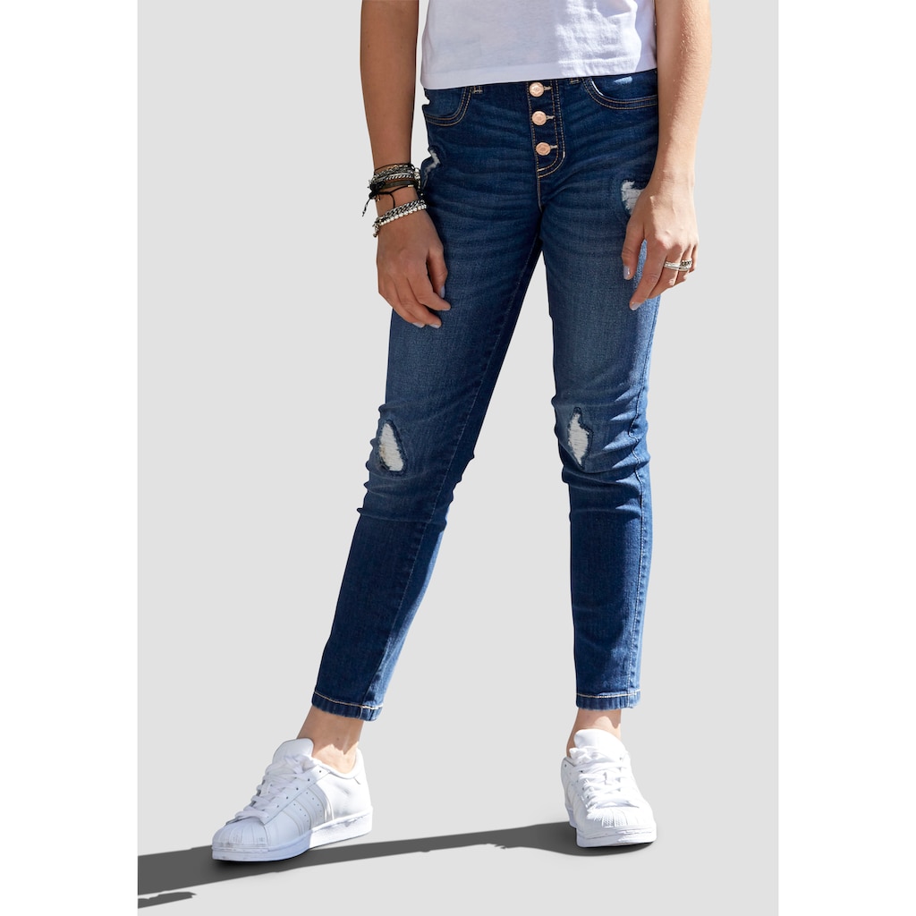 Arizona High-waist-Jeans »für Mädchen«