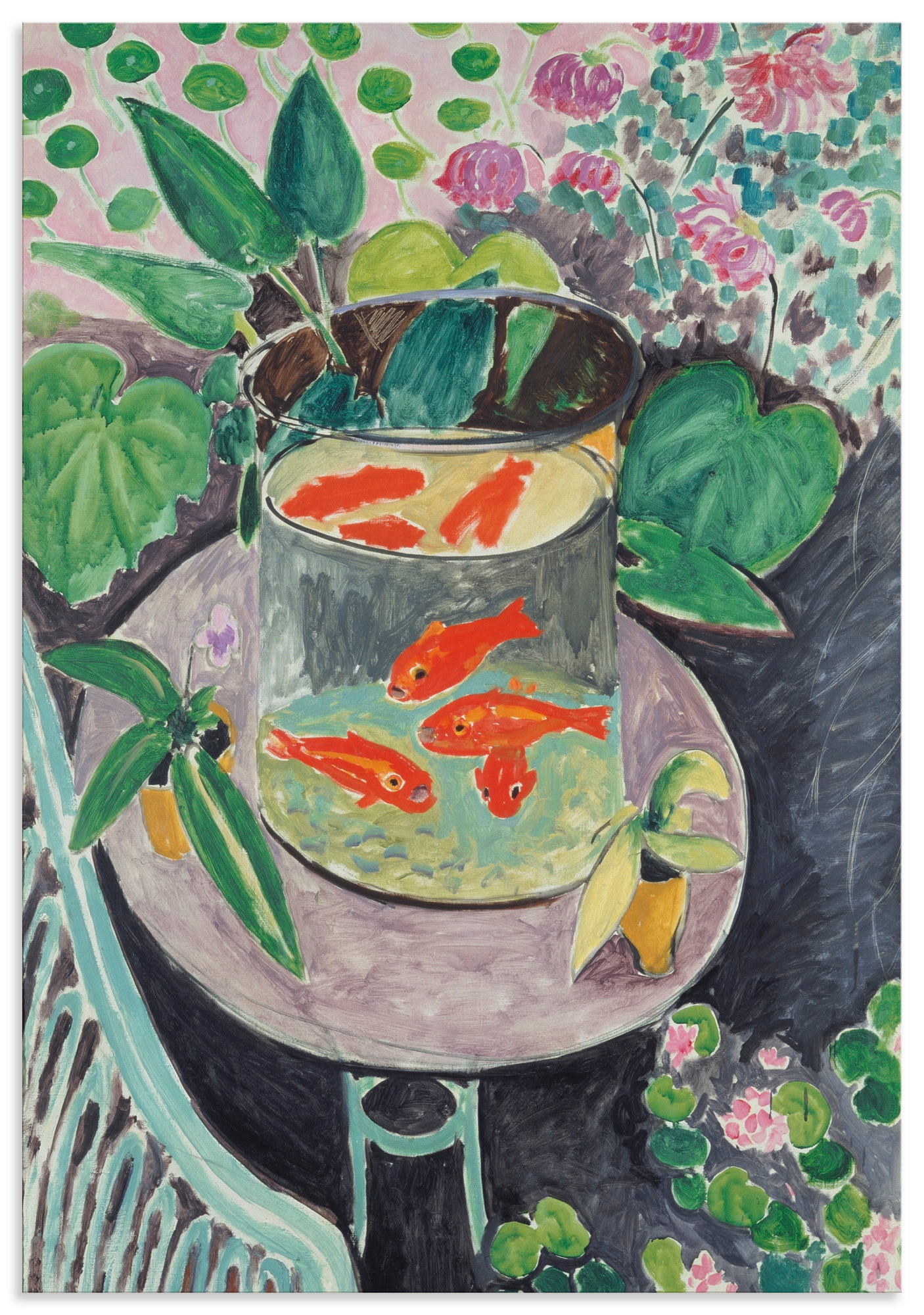 Artland Wandbild "Die Goldfische. 1911" Fisch 1 Stk. tlg. als Alubild, Leinwandbild, Poster, Wandaufkleber in verschied. Grössen