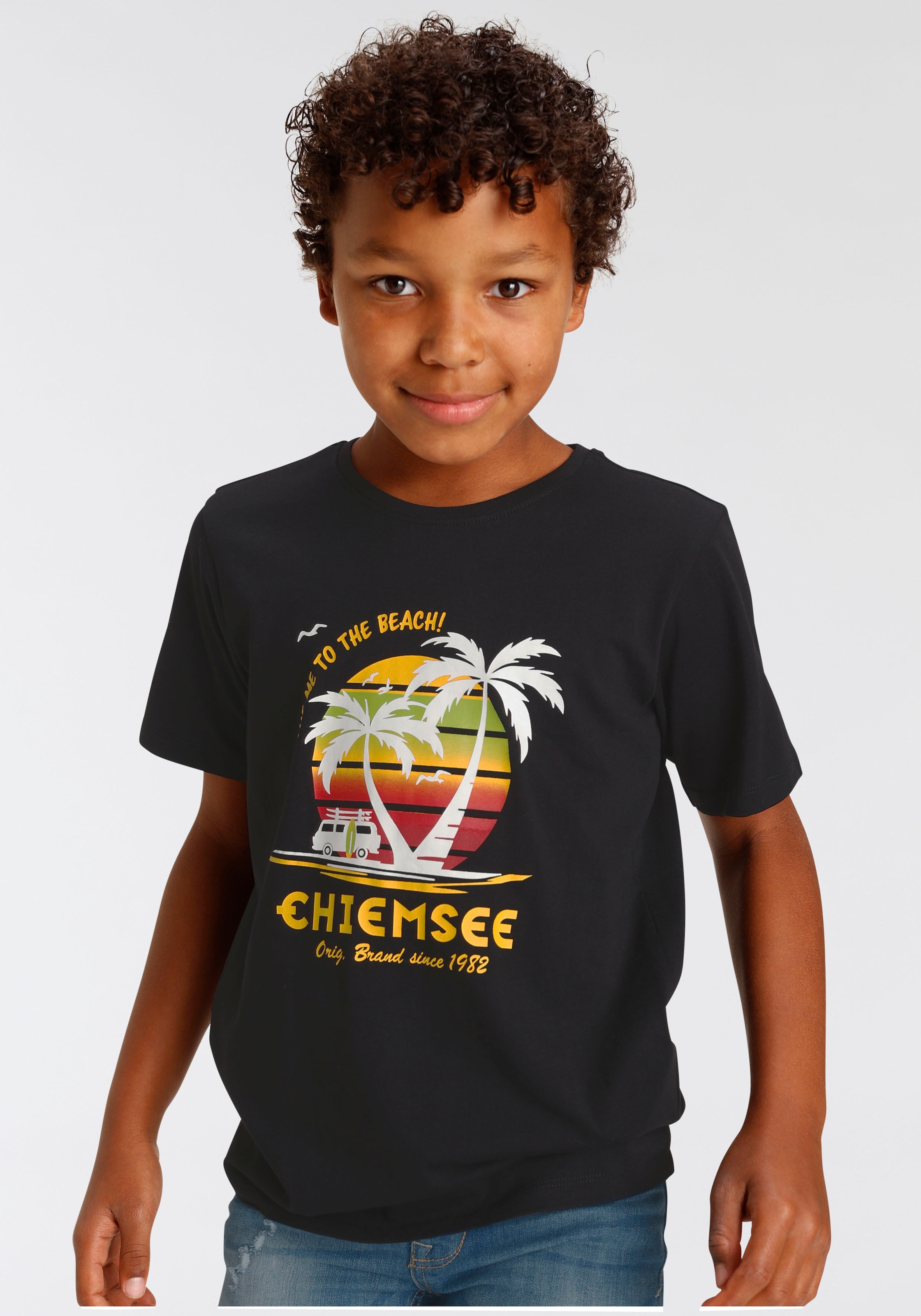 günstig | kaufen »Palmenprint« T-Shirt Jelmoli-Versand ✵ Chiemsee