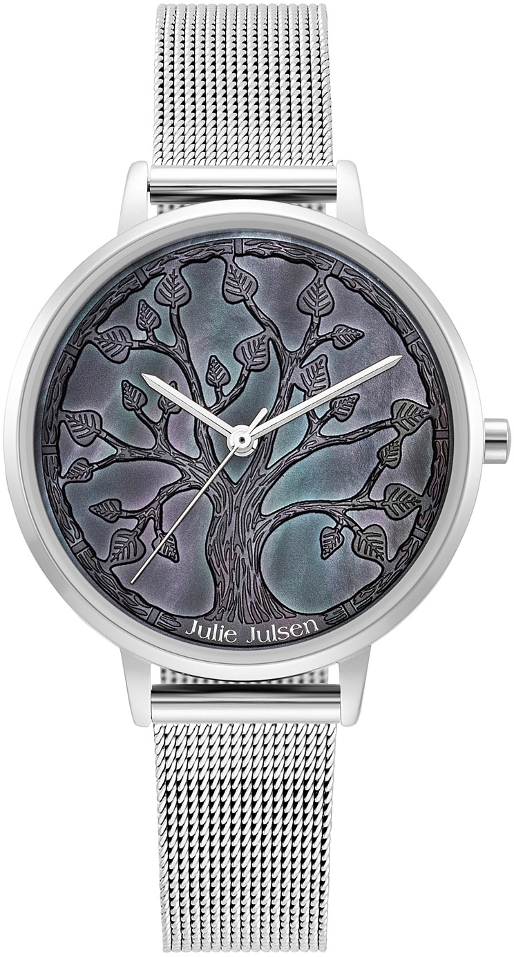 Julie Julsen Quarzuhr »Tree of Life Silver Graphite, JJW1254SME« kaufen