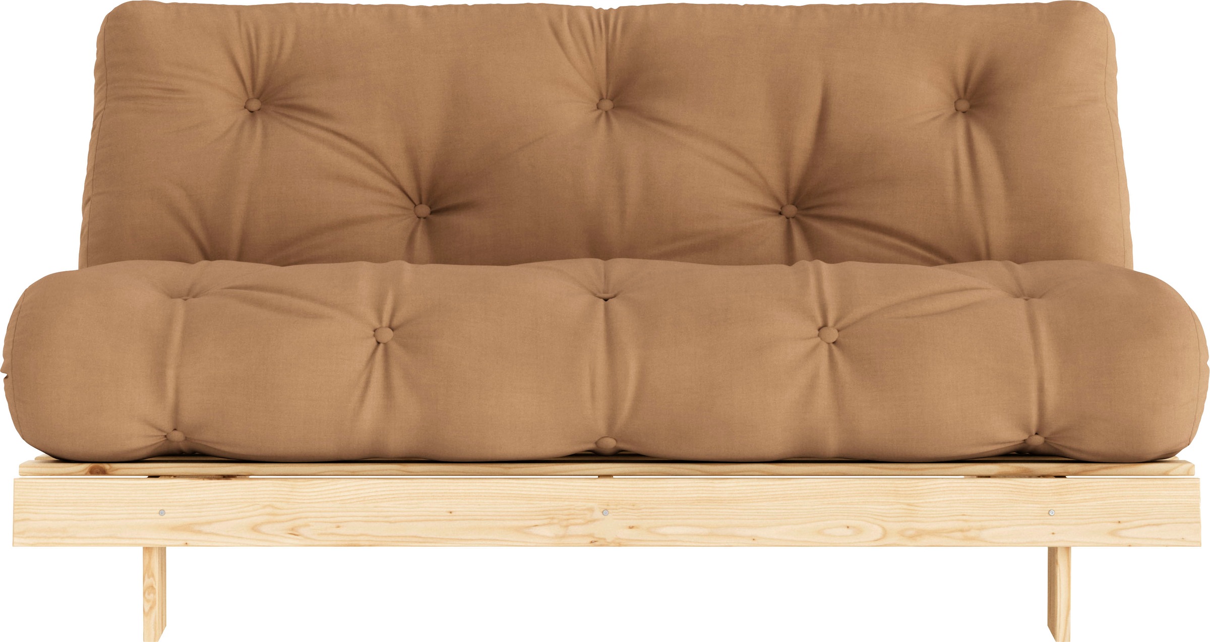 Karup Design Daybett "Roots Sofa Bed, Schlafsofa, Bettfunktion, FSC-Massivholz" Inkl. Futonmatratze, Made in Europe, langlebig, B: 140 oder 160 cm