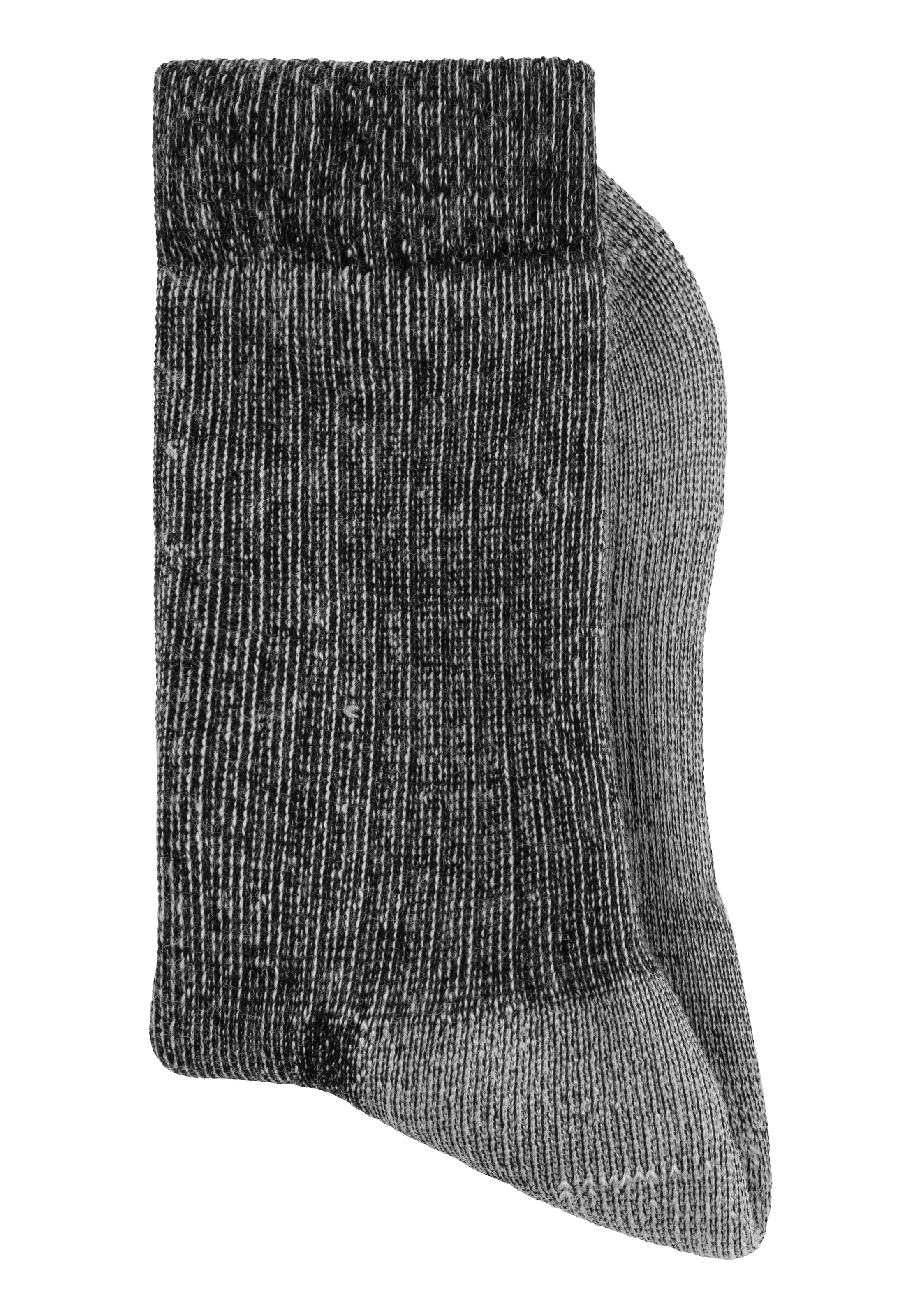 Bench. Wandersocken, (2 Paar), Wollsocken aus flauschigem Material mit 65% Wolle