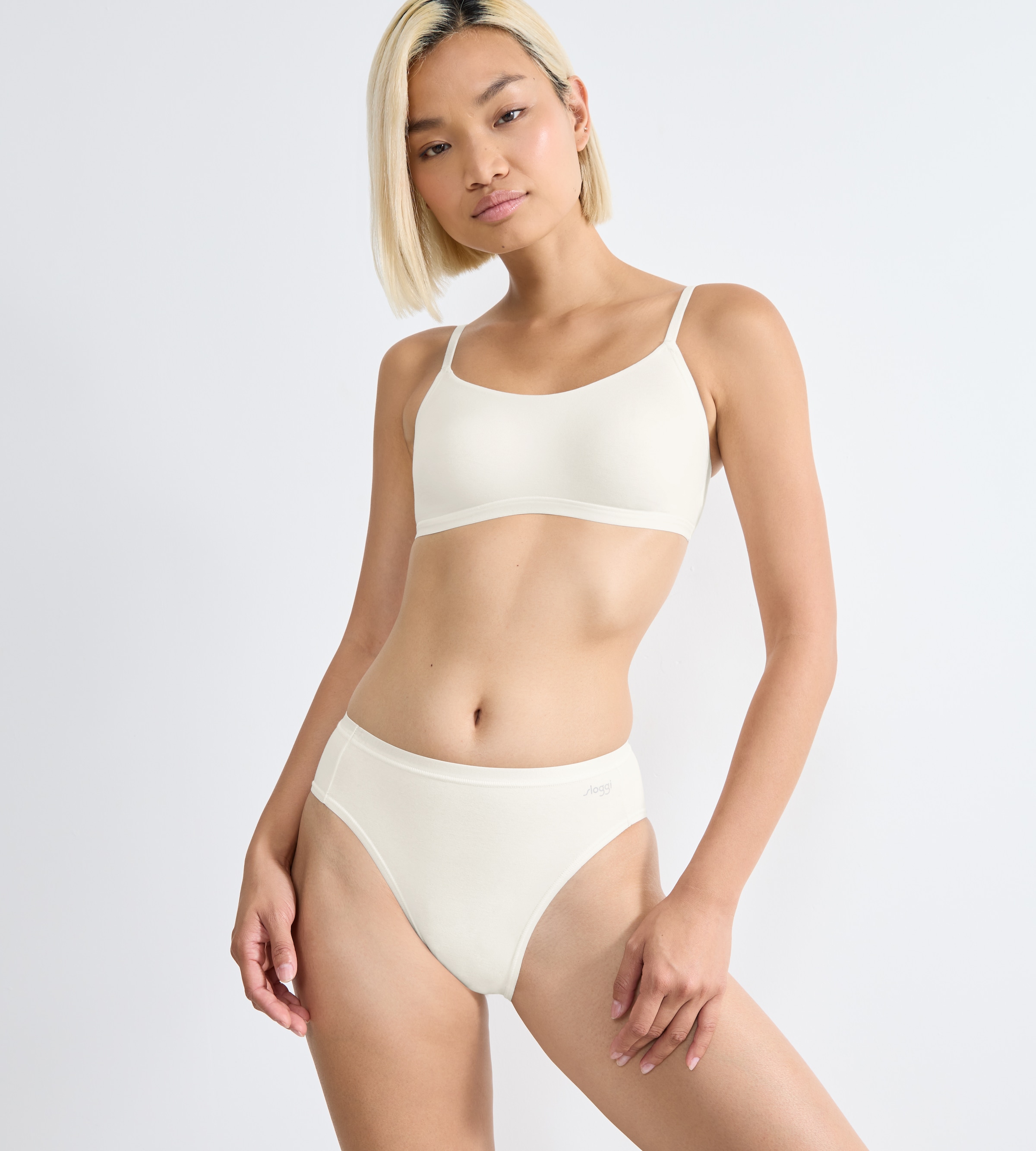 sloggi Slip »GO Daily Cotton Tai 3P«, (3er Pack), glanzeffekt Details