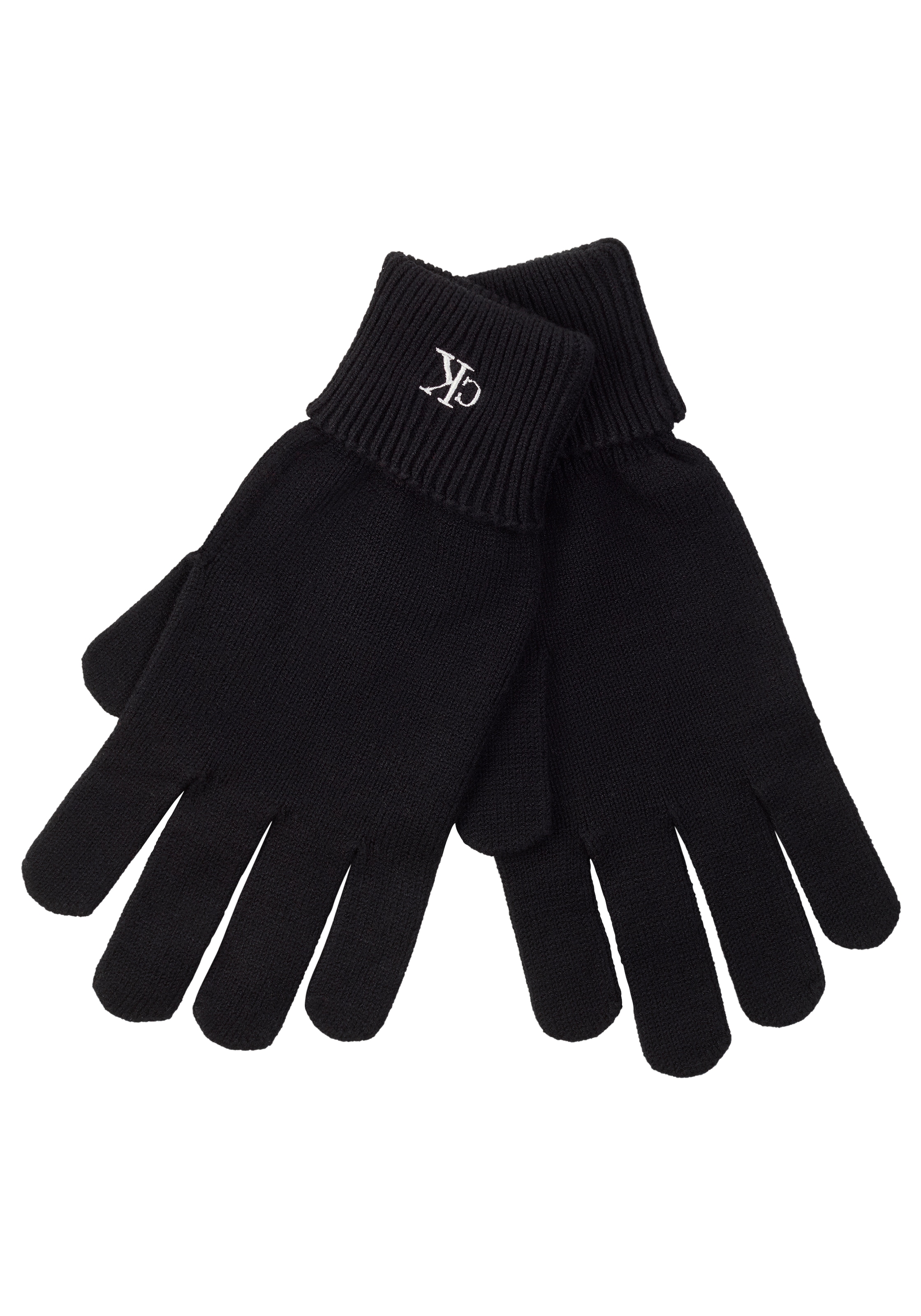 Calvin Klein Strickhandschuhe »CK FINE RIB GLOVES« Fingerhandschuhe