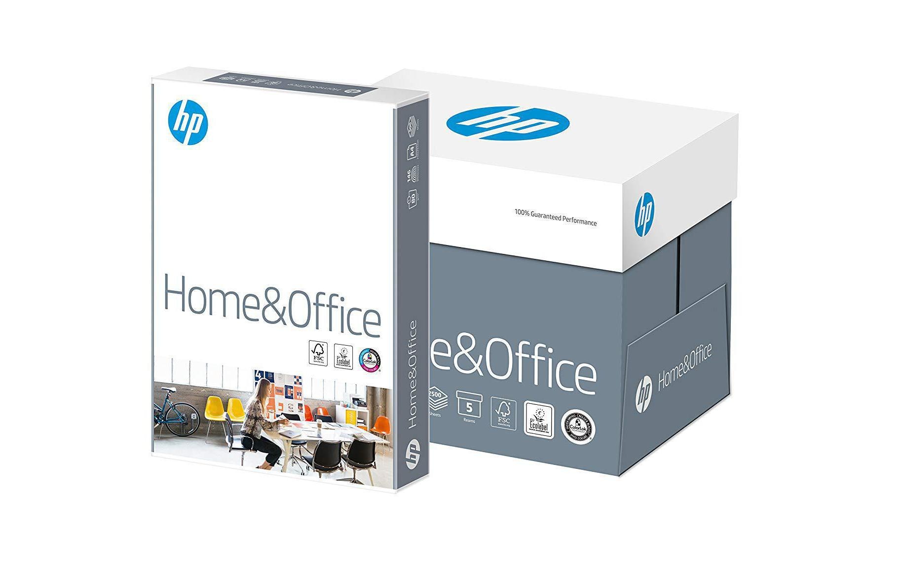HP Druckerpapier »Home & Office (CHP150) A4 Weiss 2500 Blatt«, DIN-A4