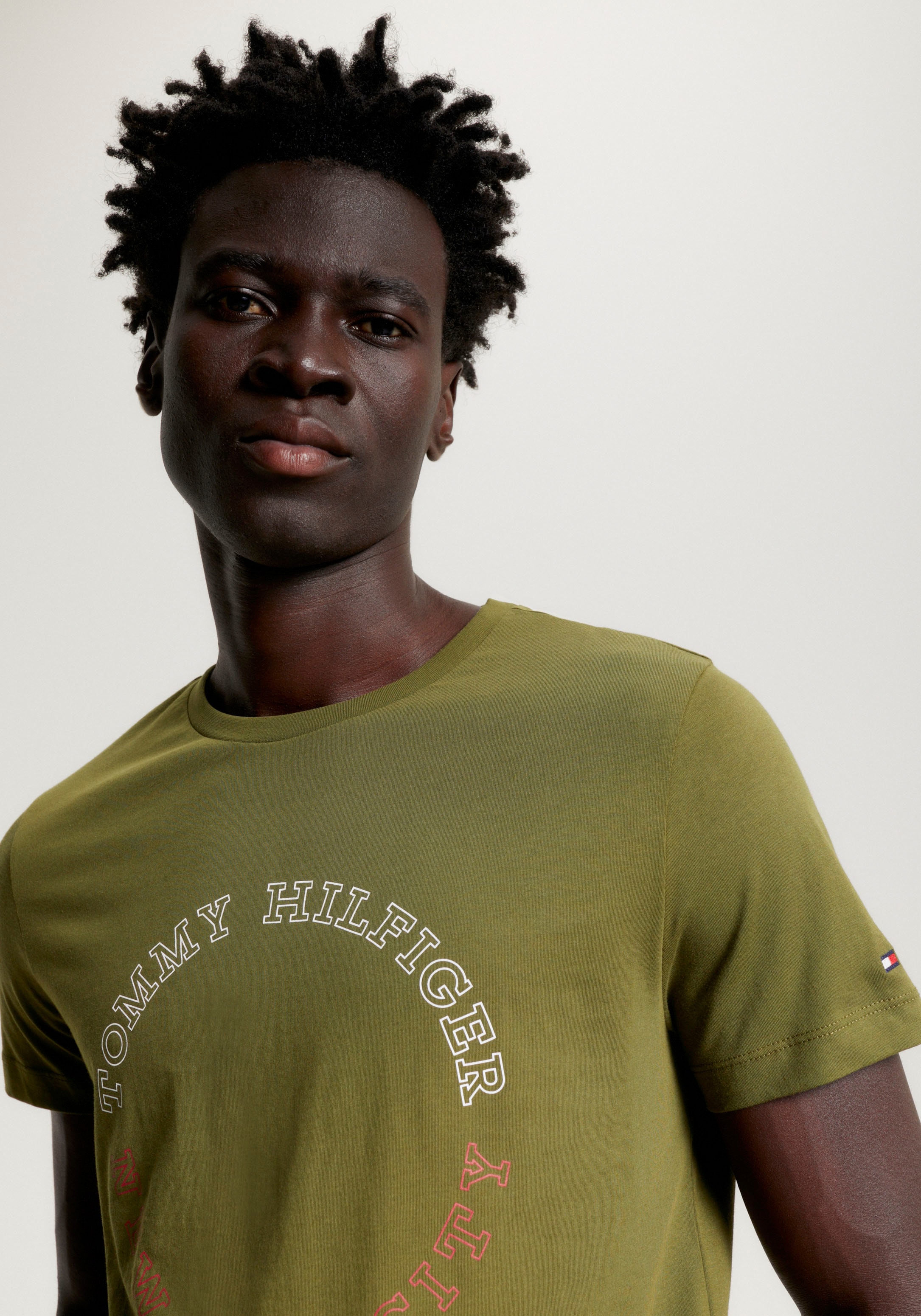 Tommy Hilfiger T-Shirt »MONOTYPE ROUNDLE TEE«