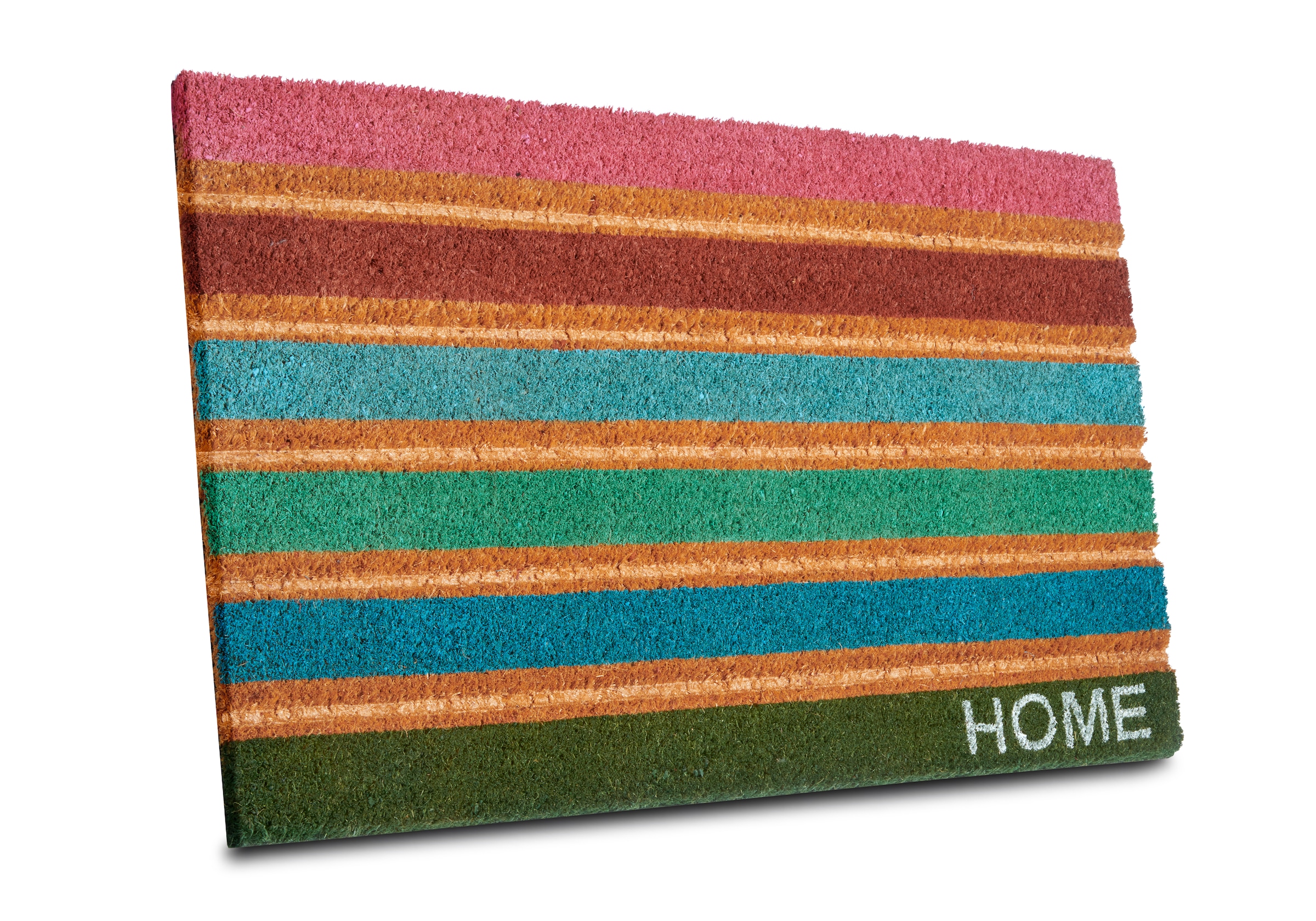 HANSE Home Fussmatte »Mix Mats Kokos Colorful Stripes«, rechteckig, Kokos, Schmutzfangmatte, Outdoor, Rutschfest, Innen, Kokosmatte, Bunt