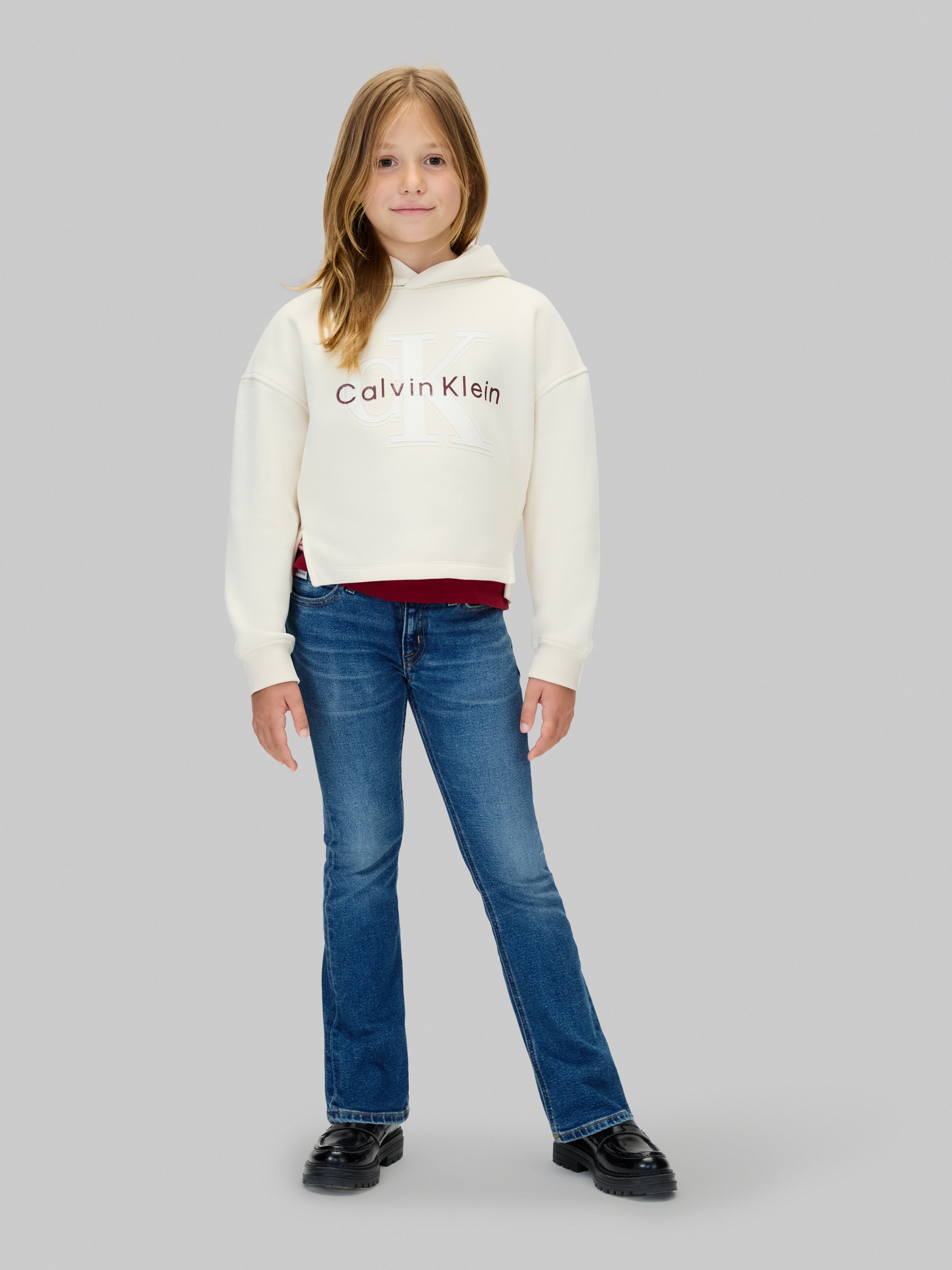 Calvin Klein Jeans Schlagjeans »MR FLARE«, für Kinder bis 16 Jahre, used-washed
