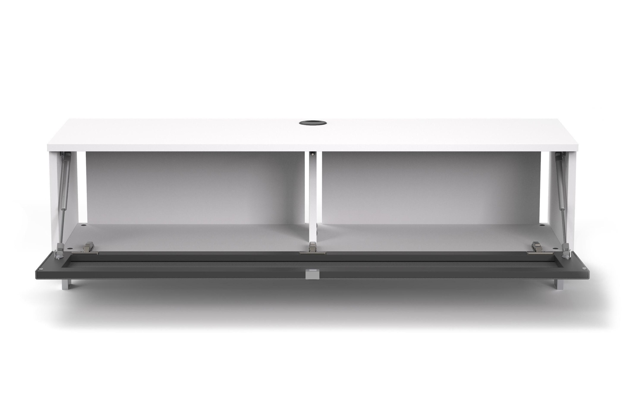 just-racks TV-Schrank »JRB1304 Weiss/Grau«