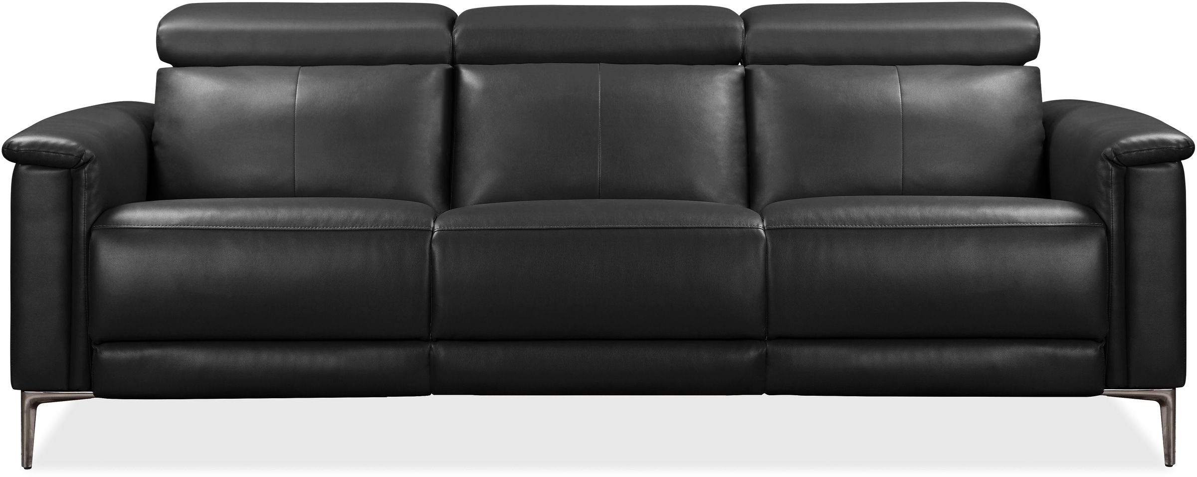 OTTO home 3-Sitzer "LUND,Naturleder, 222 cm, man. o. elektr. Relaxfunktion in 2 Sitzen" (links/rechts), USB-A bei elektrischer Ausführung, Kopfteilverstellung
