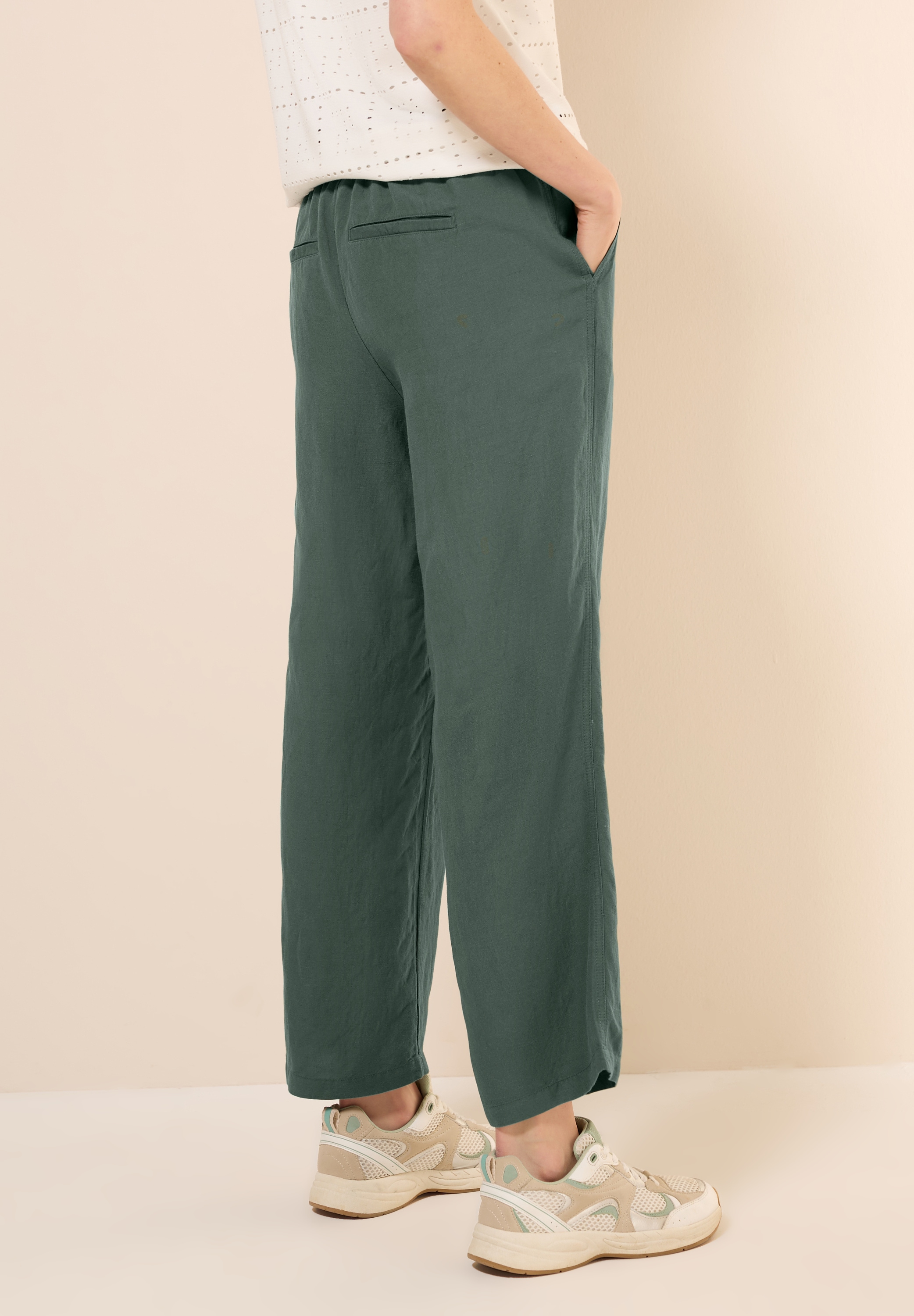 Cecil Leinenhose »Style Neele«, mit Kordelzug und aus einem Leinenmix