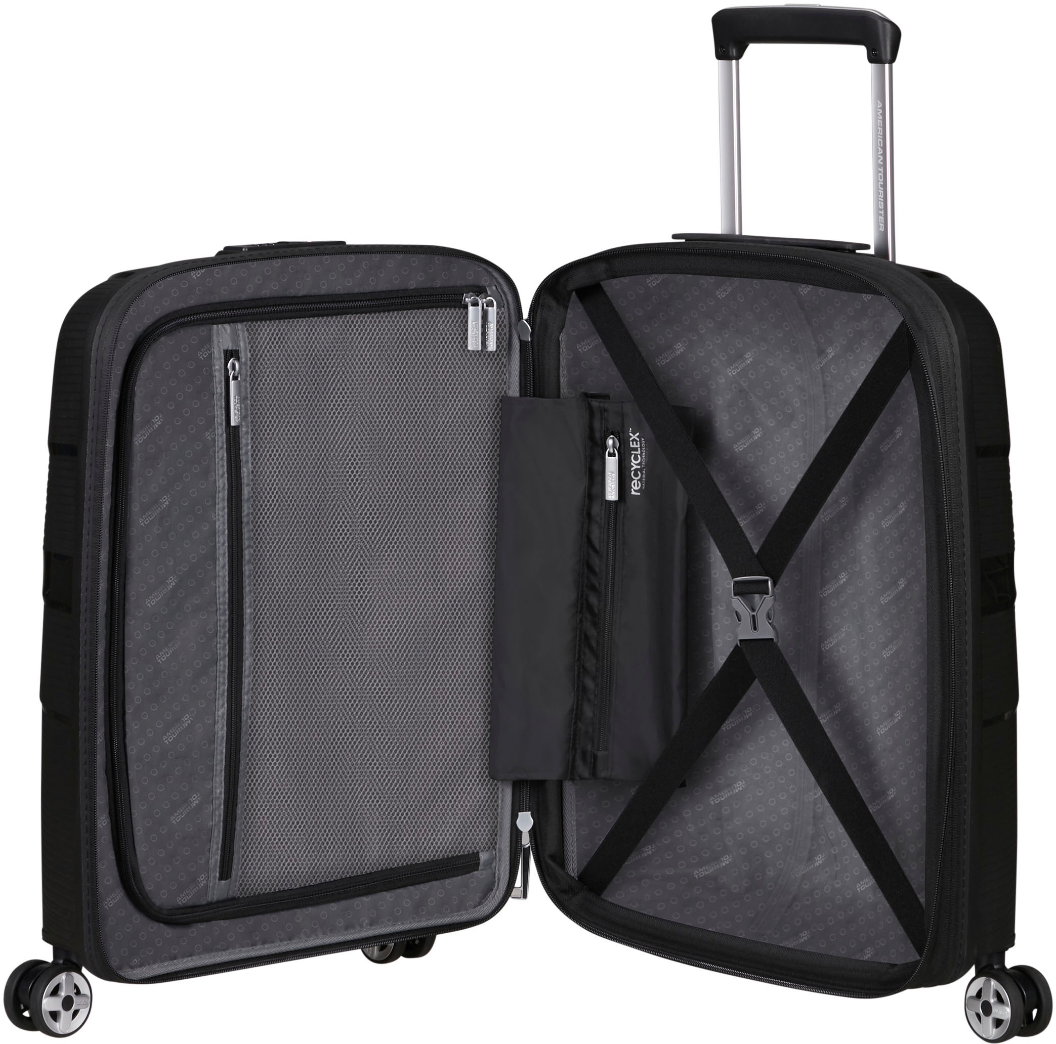 American Tourister® Hartschalen-Trolley »STARVIBE, in verschiedenen Farben und Grössen«, 4 Rollen, Handgepäck-Koffer Reisegepäck Koffer TSA-Zahlenschloss