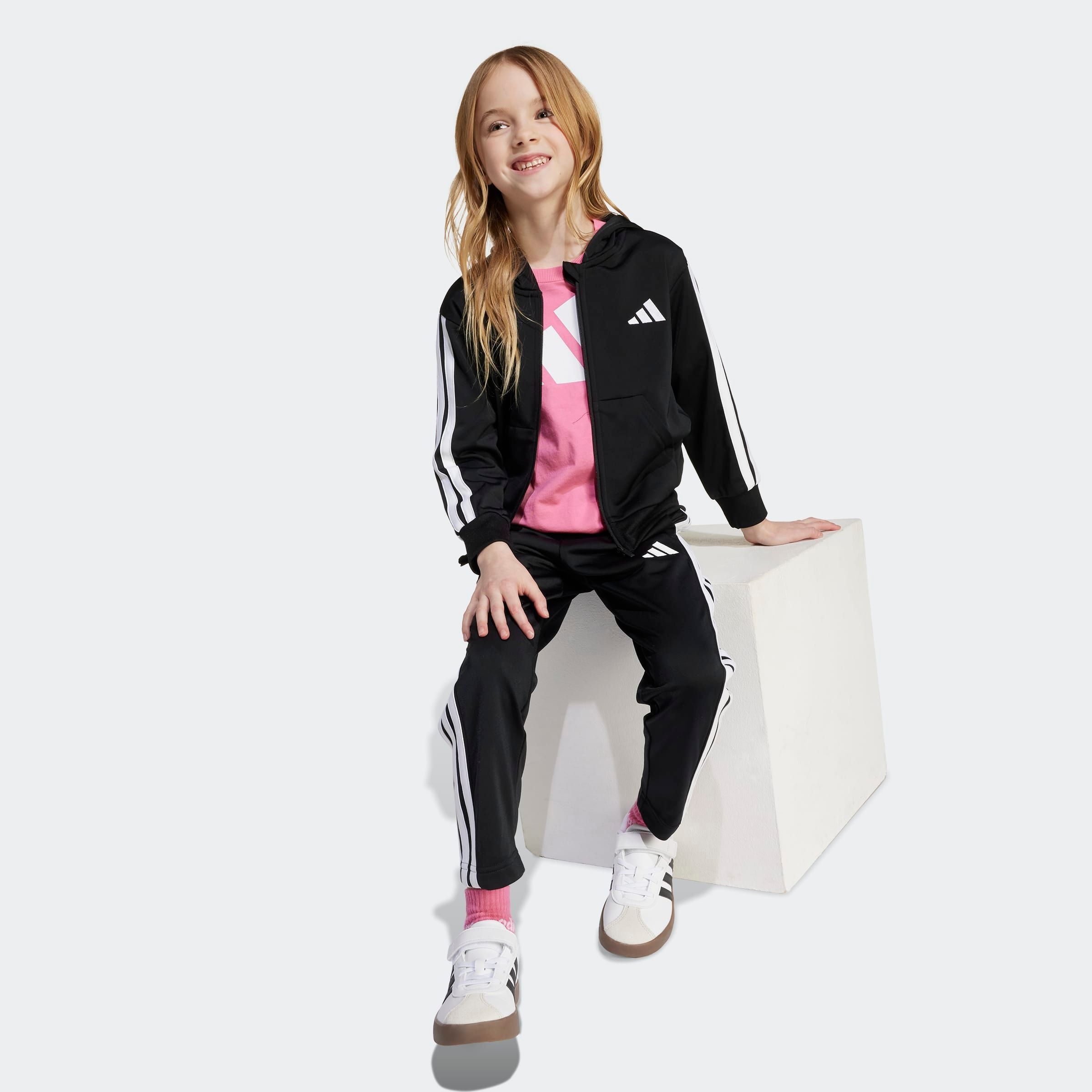 adidas Sportswear Trainingsanzug »LK 3S HD TR TS«, (2 tlg.)