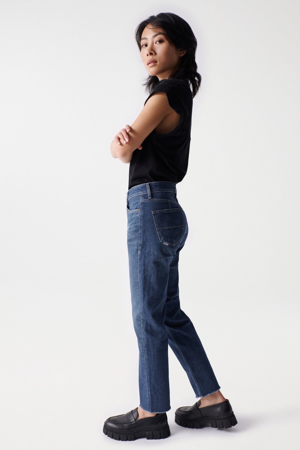 Salsa Slim-fit-Jeans »Salsa Jeans Jeans True Cropped Slim«