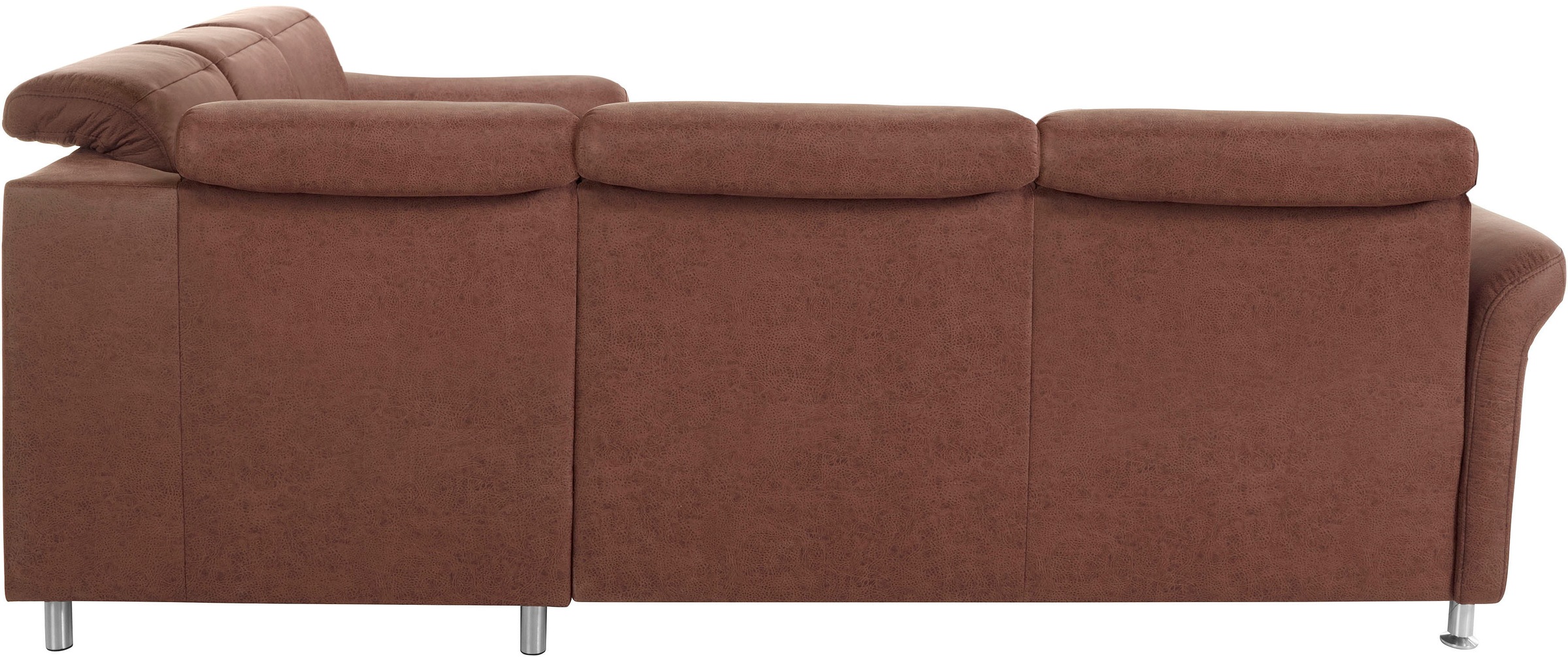 sit&more Ecksofa »Darwin L-Form«, inklusive Federkern, wahlweise mit Kopfteilverstellung, Bettfunktion