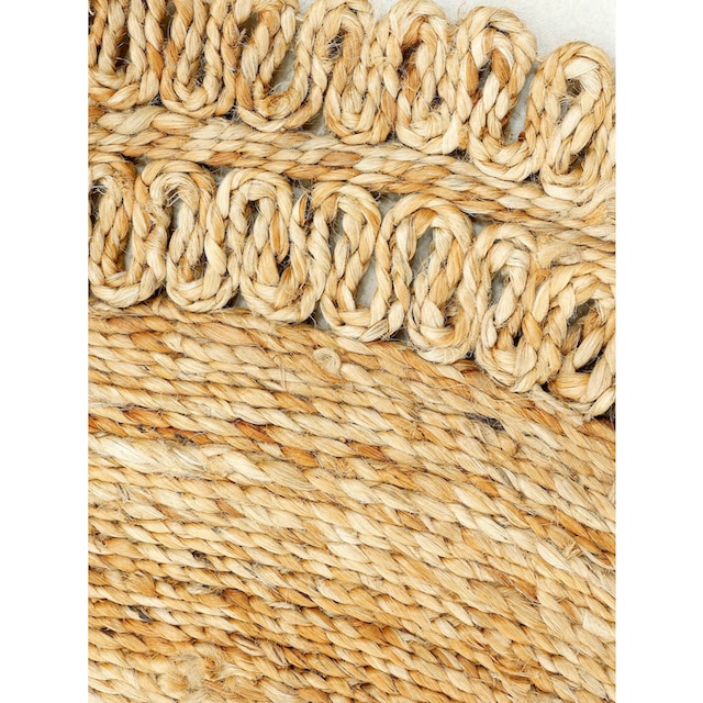 carpetfine Sisalteppich »Juteteppich Luca«, rund, natürliches  Pflanzenmaterial von Hand gewebt, Boho Style online kaufen | Jelmoli-Versand