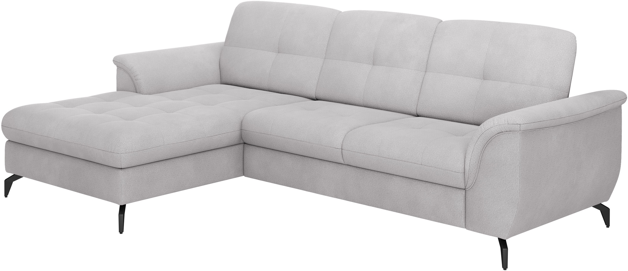 sit&more Ecksofa »Zora L-Form«, wahlweise mit Bettfunktion und Bettkasten