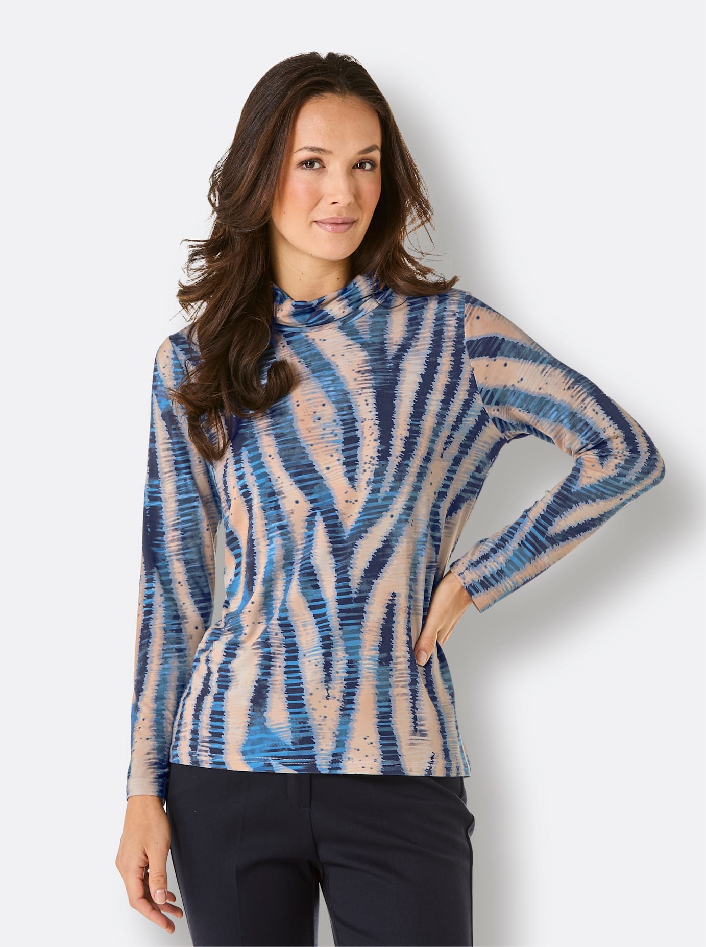 CREATION L PREMIUM Rollkragenshirt »Modal-Shirt«, (1 tlg.)