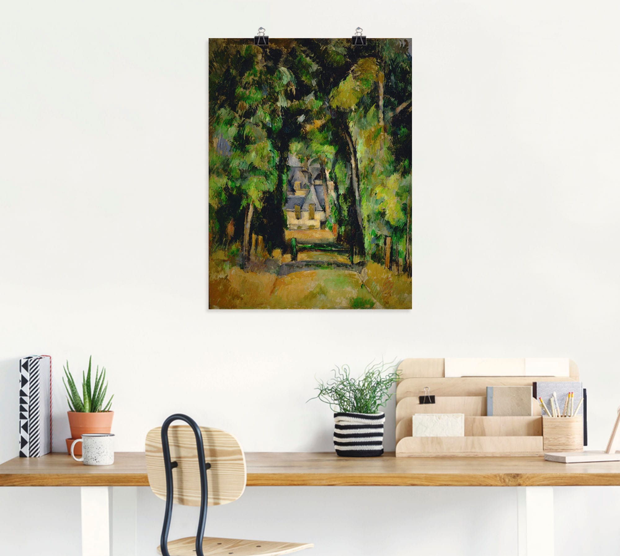 Artland Wandbild »Allee in Chantilly«, Wiesen & Bäume, (1 St.), als Leinwandbild,... kaufen