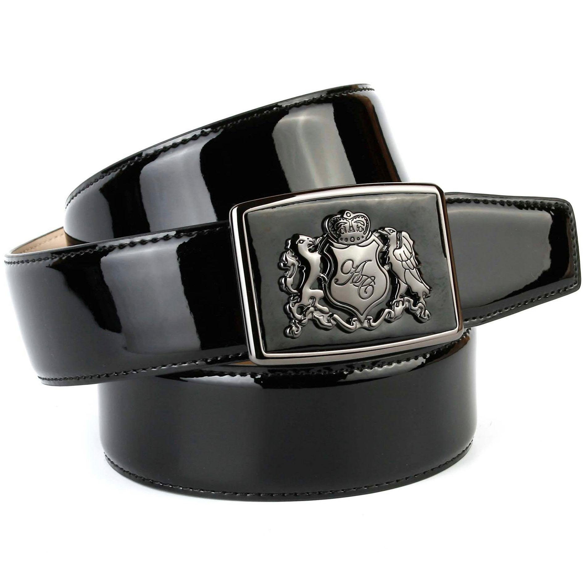 Anthoni Crown Ledergürtel, mit glänzender Dornschliesse und Ton in Ton  Ziernaht online shoppen | Jelmoli-Versand | Anzuggürtel