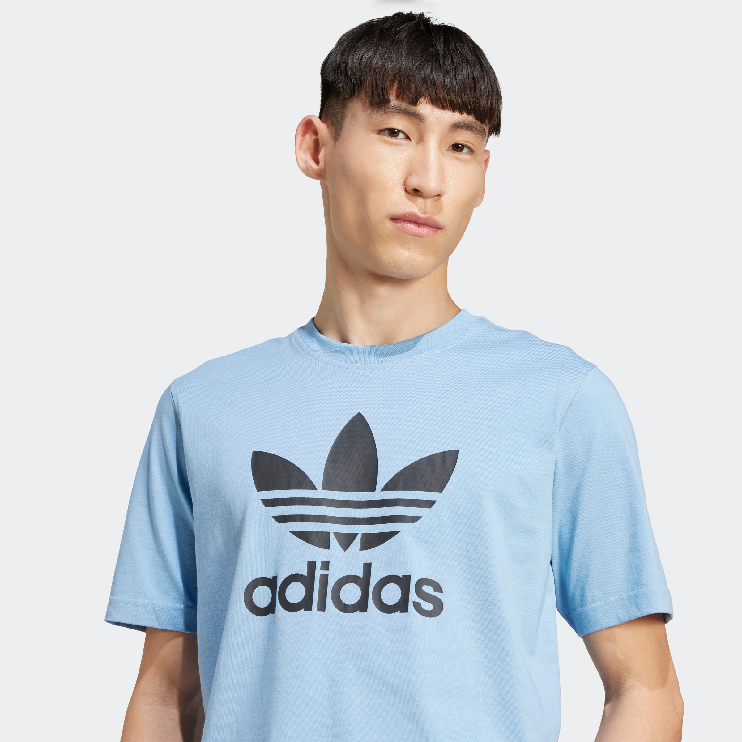 adidas Originals T-Shirt »TREFOIL T-SHIRT«, Basic Shirt mit grossem Trefoil Logoprint