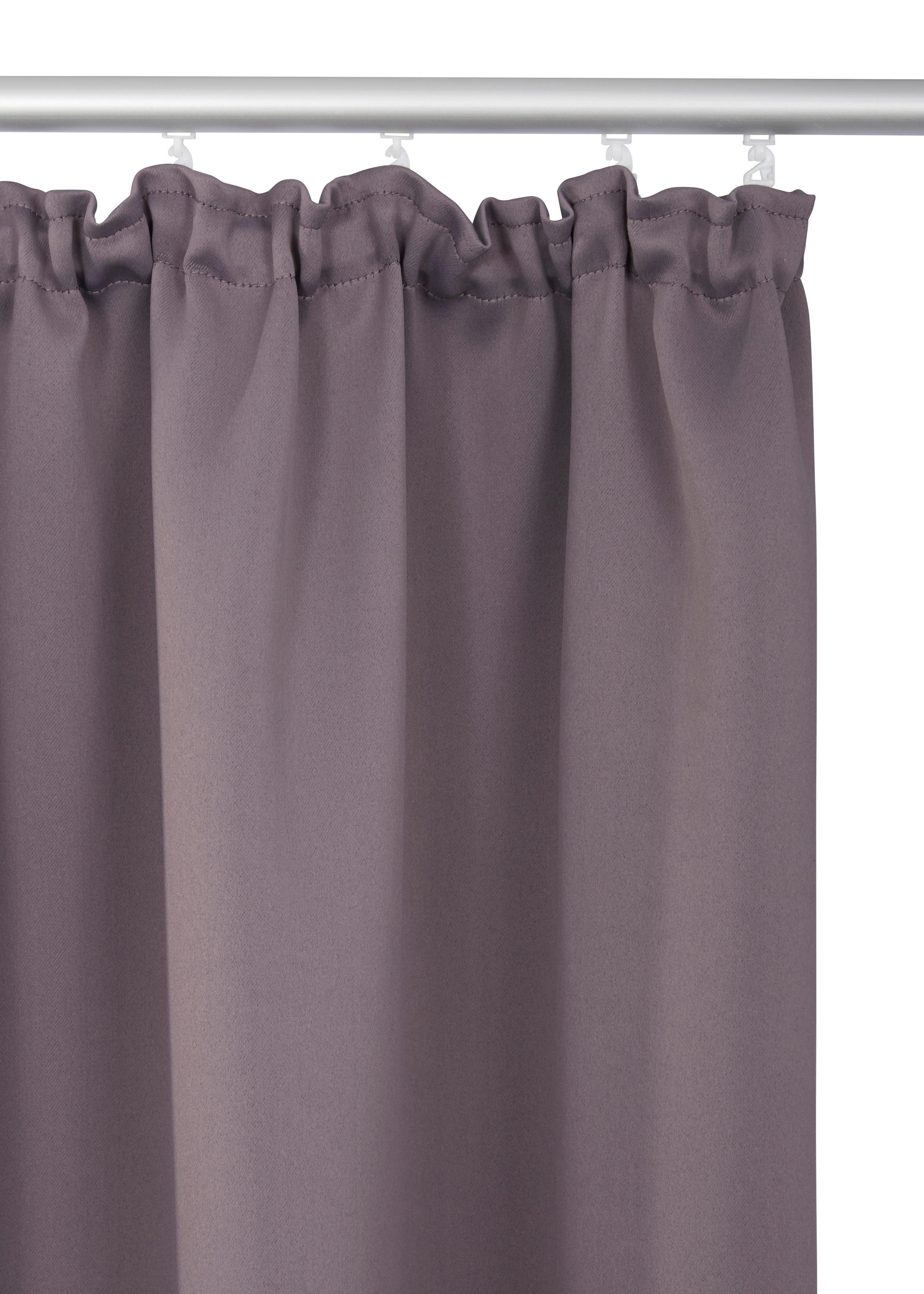 my home Gardine »SOLA«, (1 St.), Breite:130 cm oder 270 cm,1 Schal, einfarbig, Verdunkelung, Überbreite